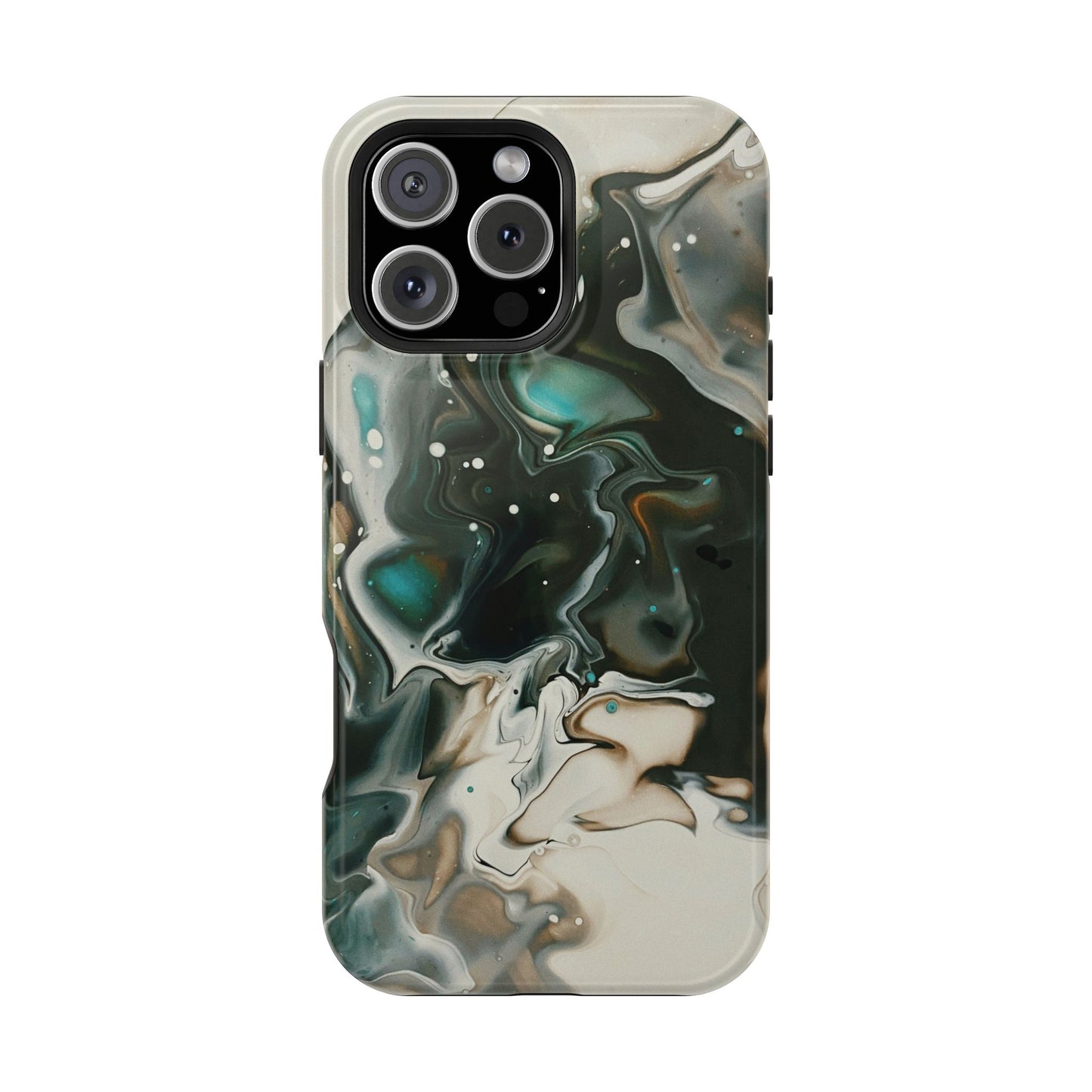 Terra Mist Earthtone Marble Phone Case – MagSafe Compatible for iPhone & Samsung Galaxy