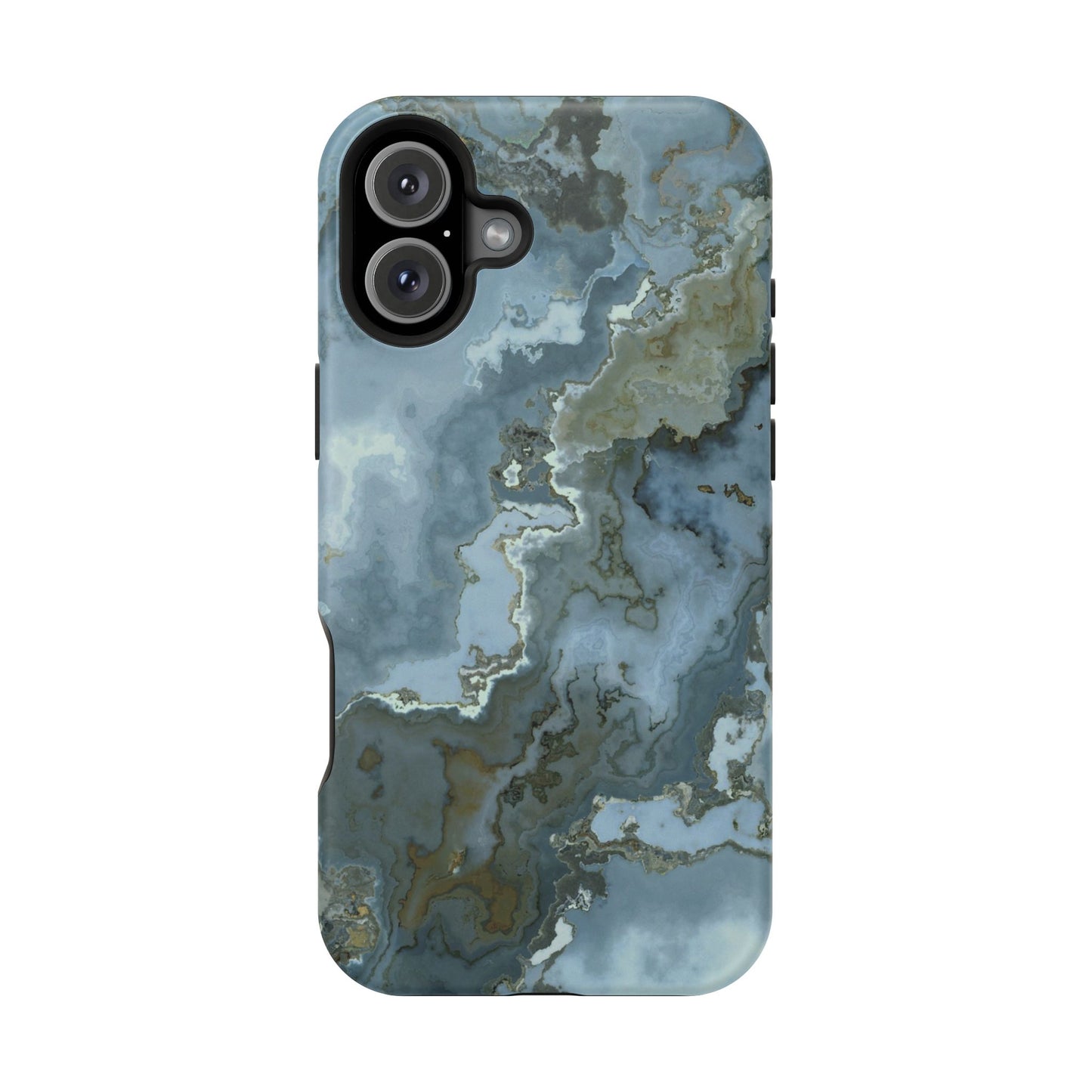 Oceanic Agate Marble Phone Case – MagSafe Compatible for iPhone & Samsung Galaxy