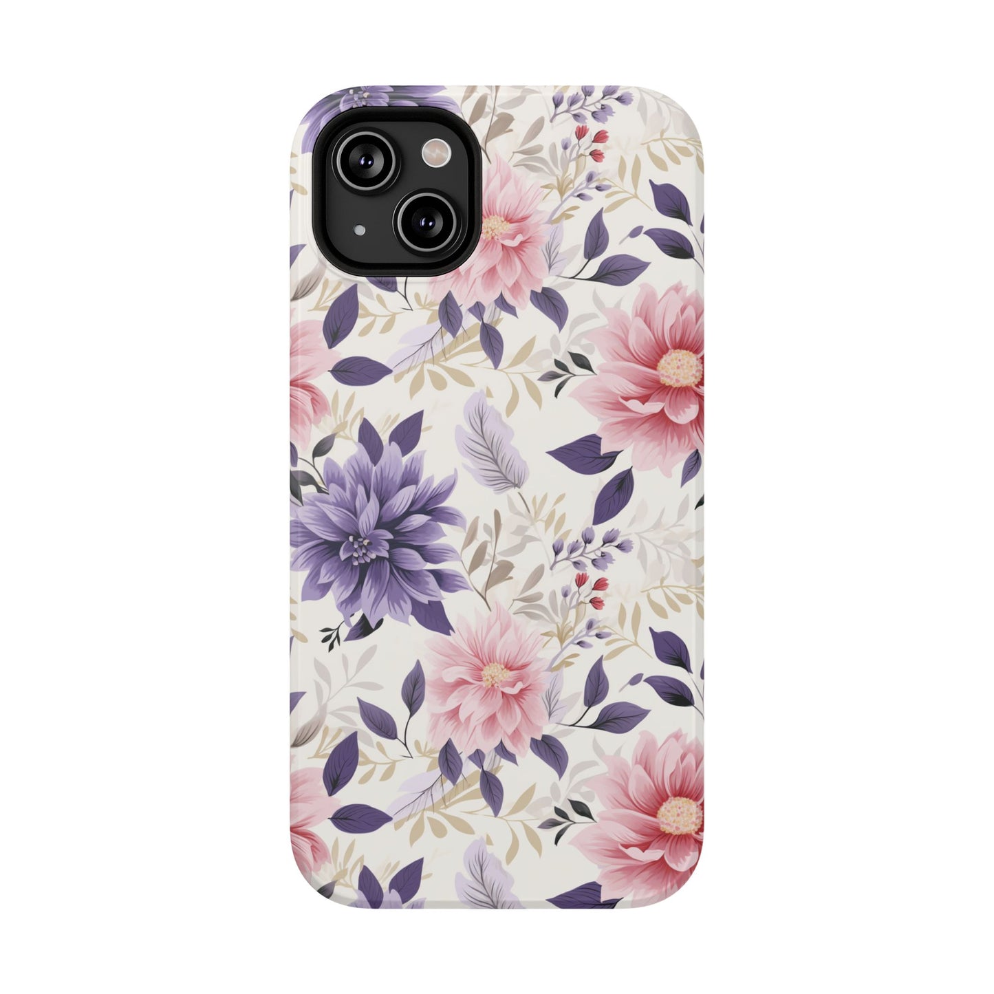 Elegant Vintage Floral Phone Case – MagSafe Compatible for iPhone & Samsung Galaxy
