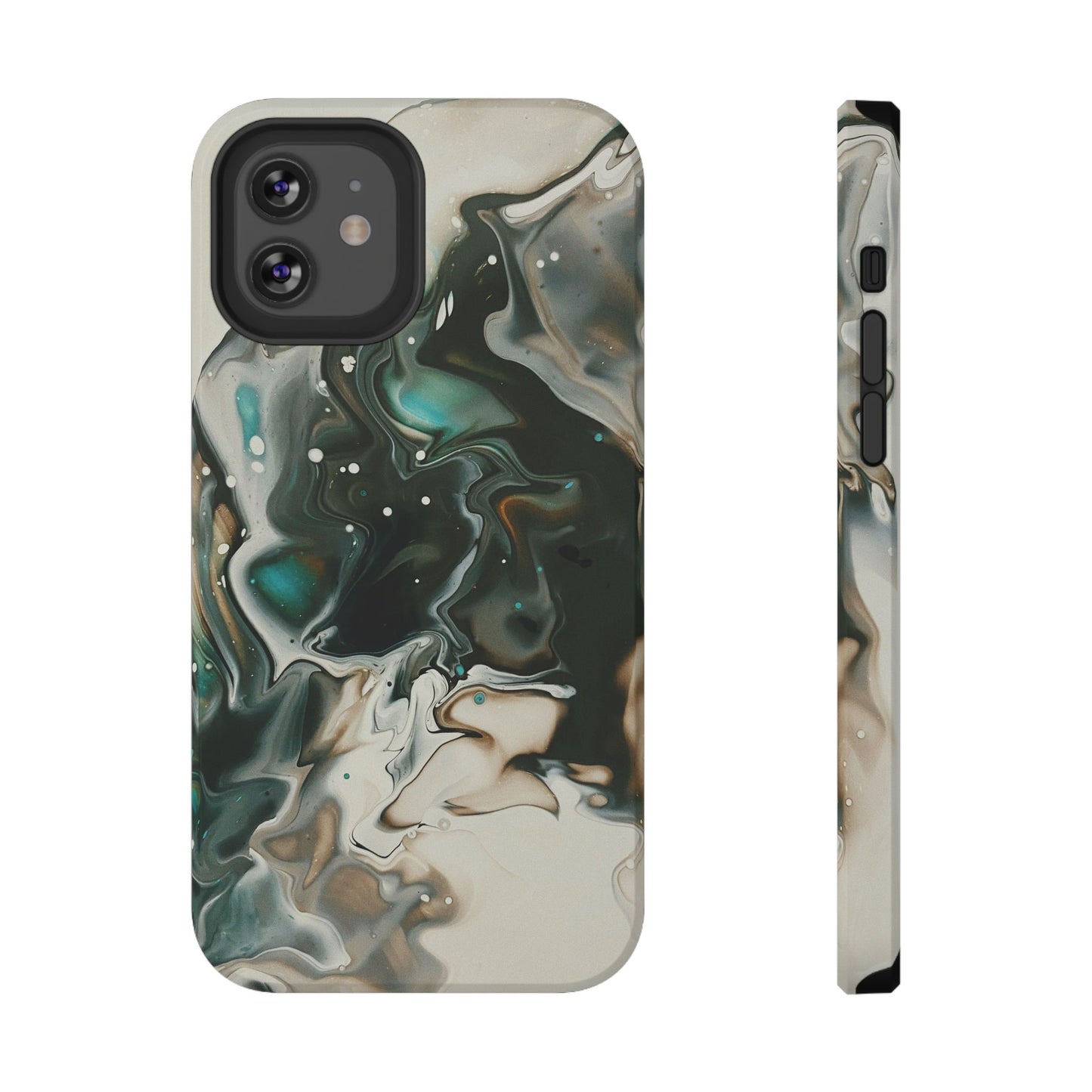 Terra Mist Earthtone Marble Phone Case – MagSafe Compatible for iPhone & Samsung Galaxy