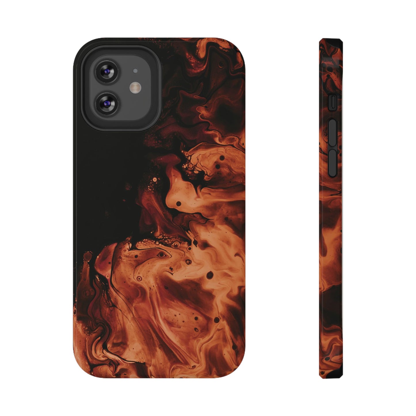 Molten Lava Abstract Art Phone Case – MagSafe Compatible for iPhone & Samsung Galaxy