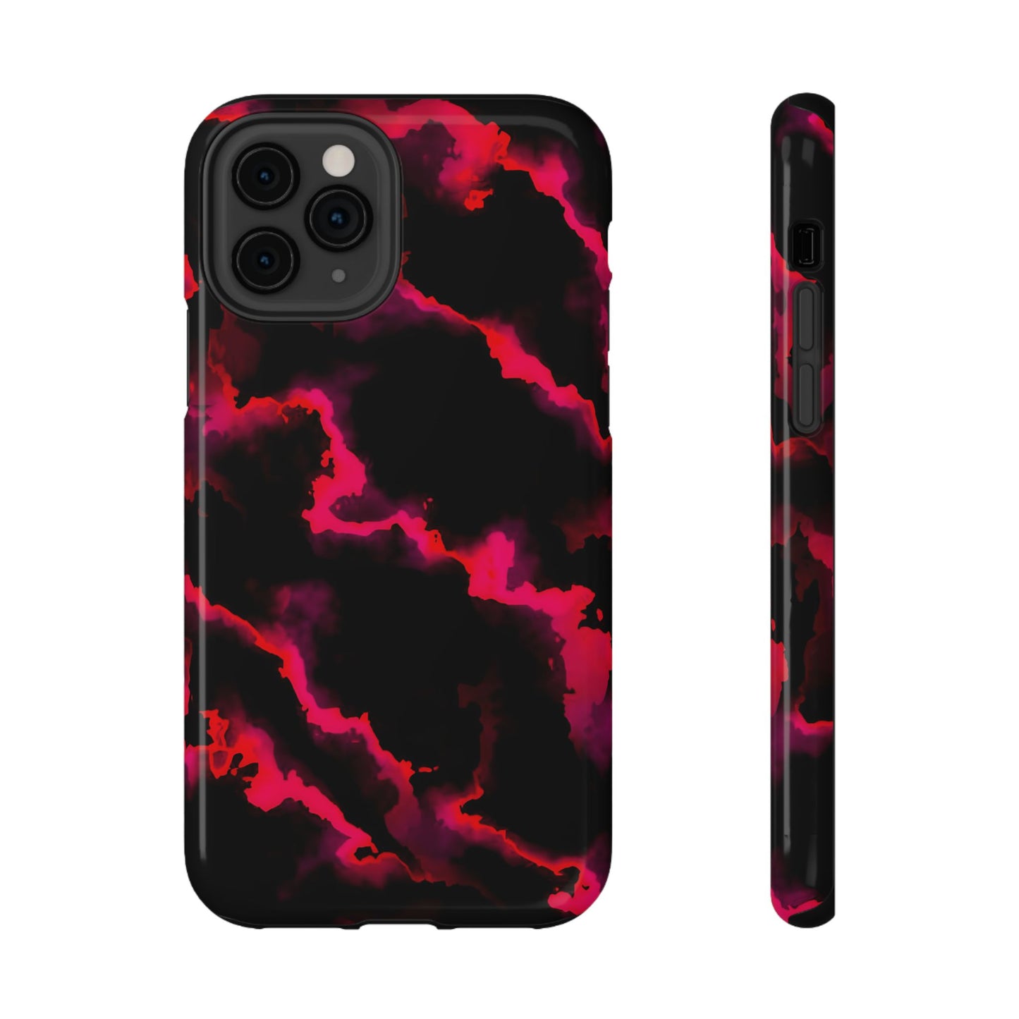 Electric Inferno Lightning Strike Phone Case – MagSafe Compatible for iPhone & Samsung Galaxy