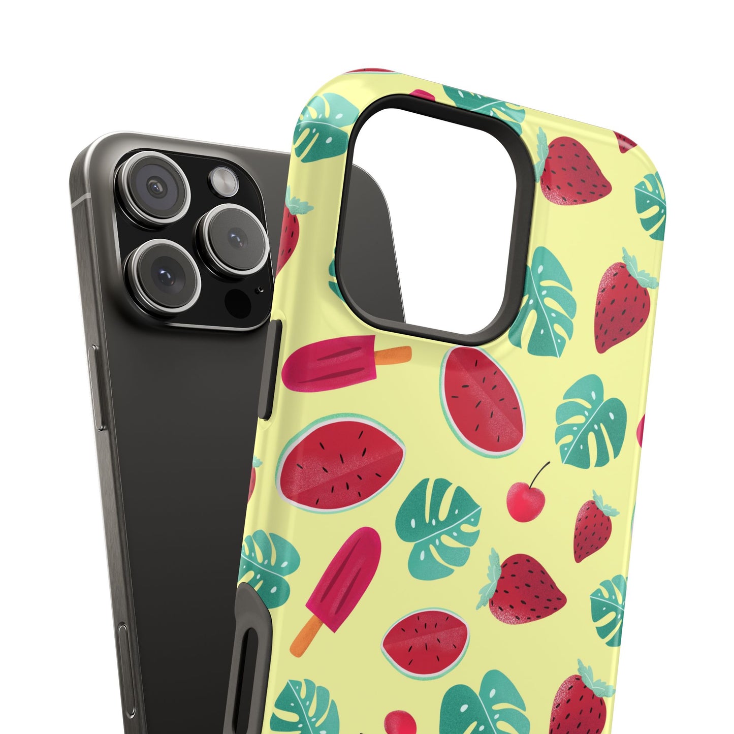 Tropical Summer Fruits Phone Case – MagSafe Compatible for iPhone & Samsung Galaxy