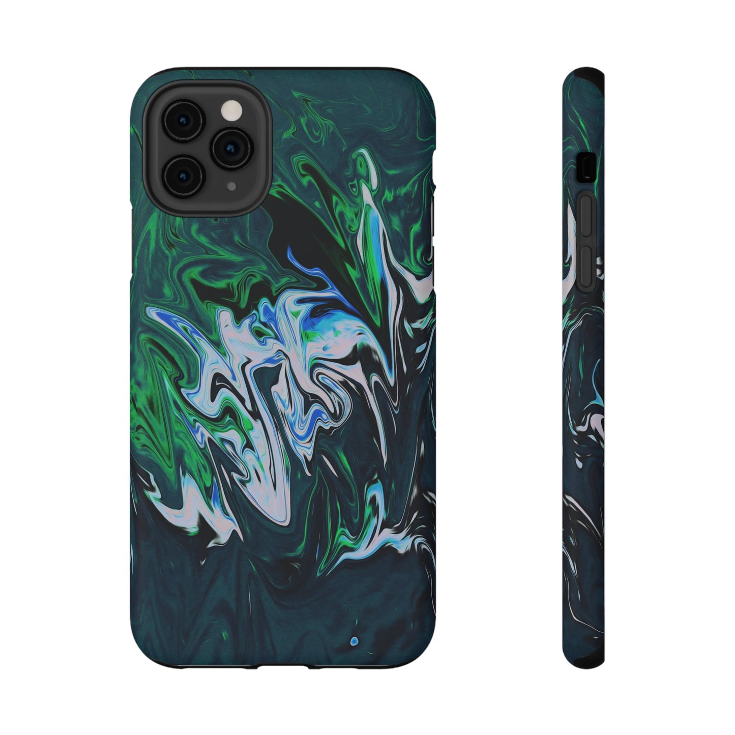 Prismatic Holographic Swirl Phone Case – MagSafe Compatible for iPhone & Samsung Galaxy