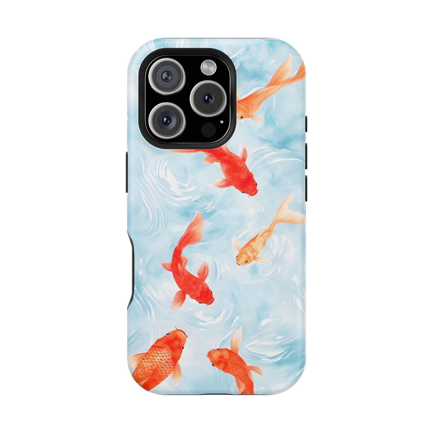 Koi Fish Pond Phone Case – MagSafe Compatible for iPhone & Samsung Galaxy