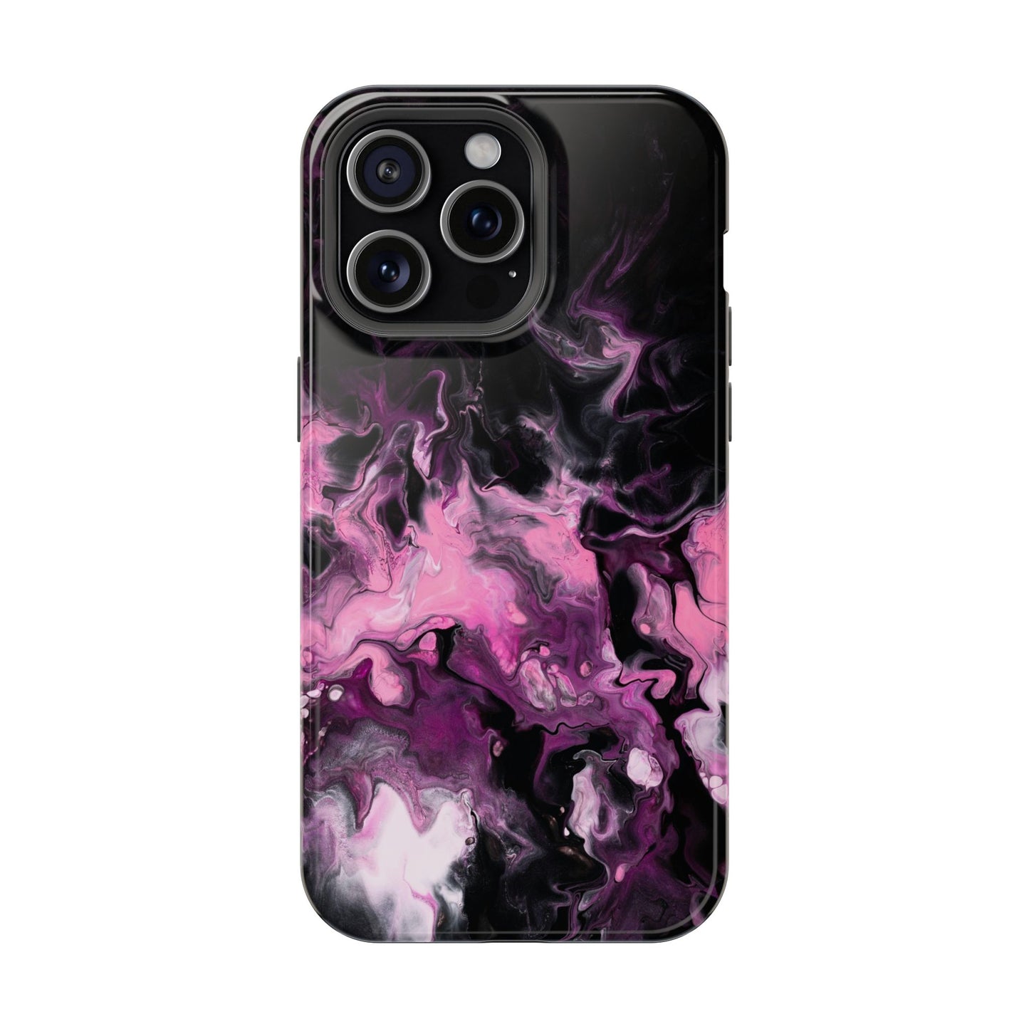 Electric Rose Marble Phone Case – MagSafe Compatible for iPhone & Samsung Galaxy