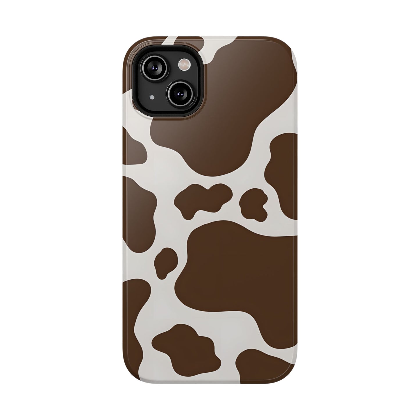 Brown Cow Print Phone Case – MagSafe Compatible for iPhone & Samsung Galaxy
