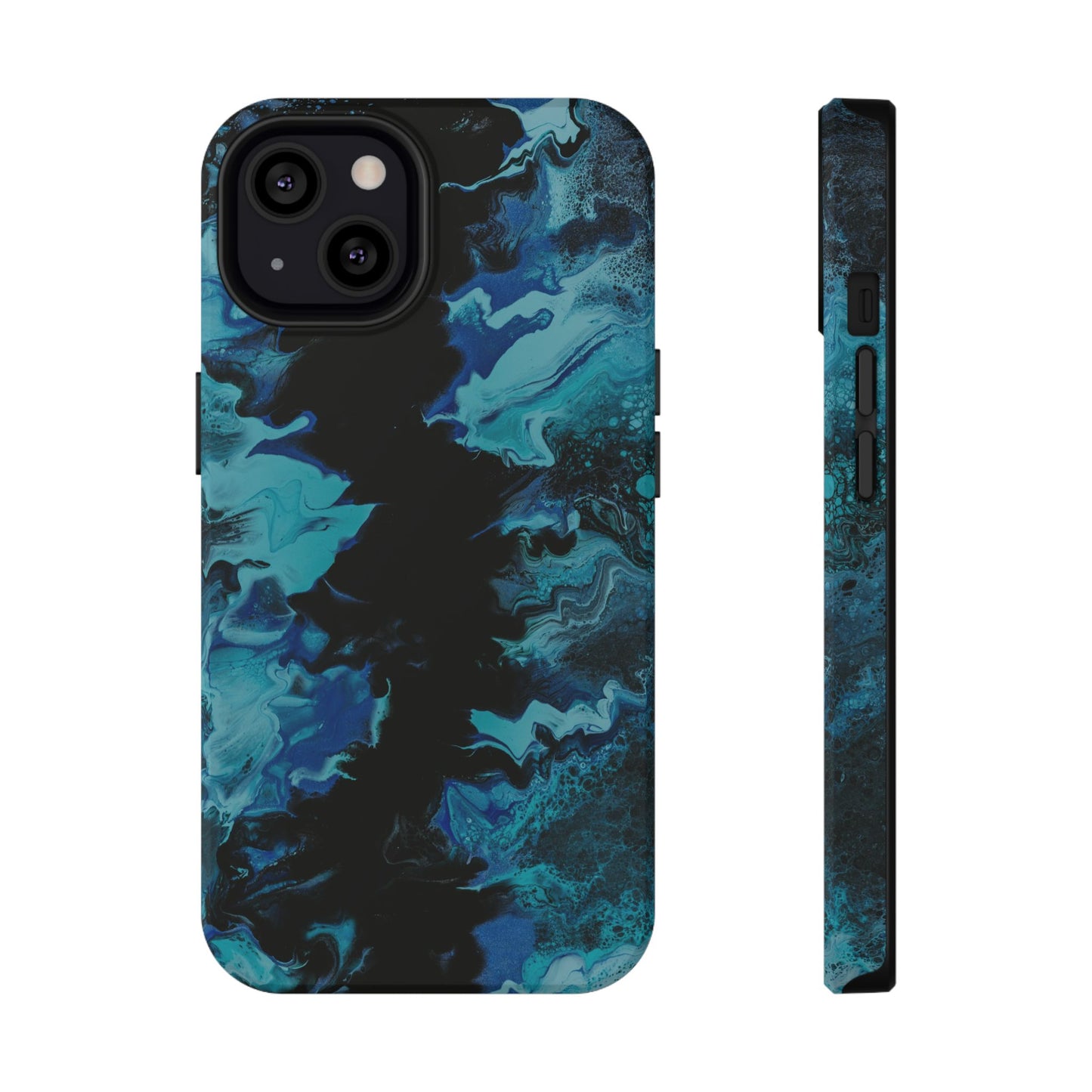 Deep Ocean Swirl Phone Case – MagSafe Compatible for iPhone & Samsung Galaxy