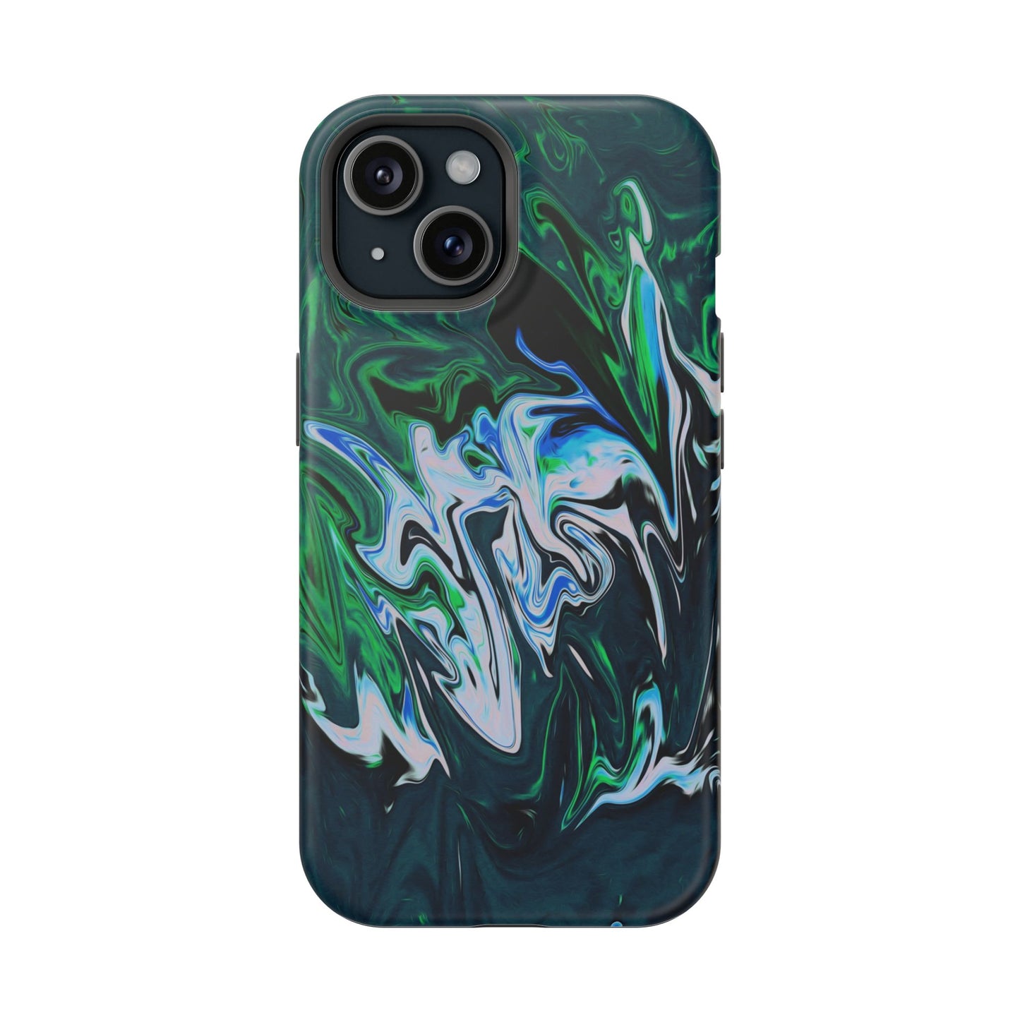 Prismatic Holographic Swirl Phone Case – MagSafe Compatible for iPhone & Samsung Galaxy