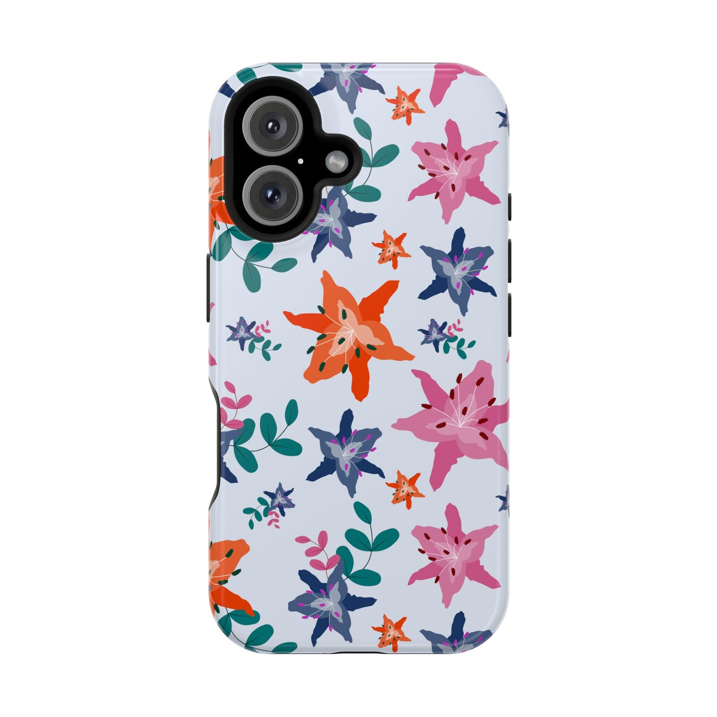 Watercolor Lily Garden Phone Case – MagSafe Compatible for iPhone & Samsung Galaxy