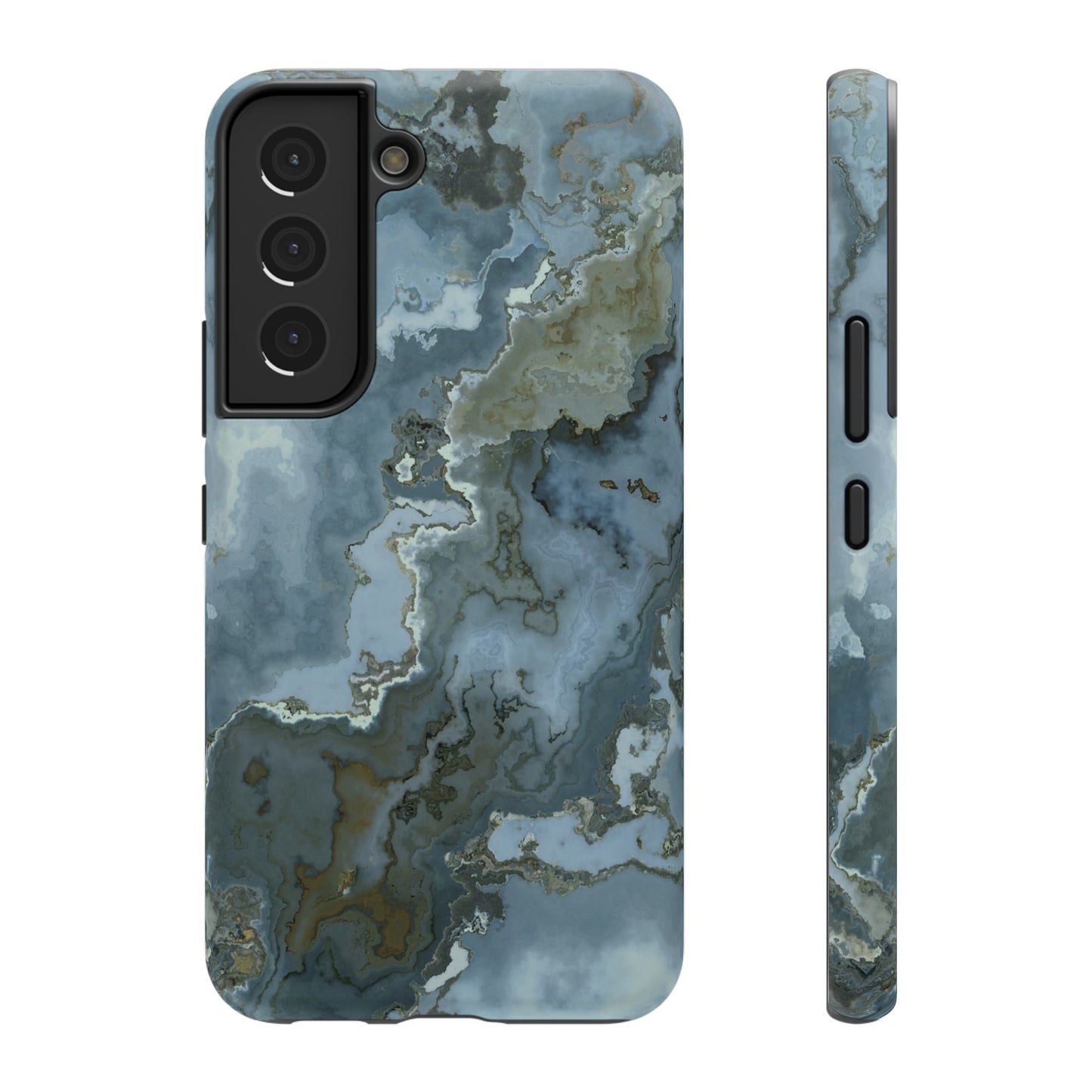 Oceanic Agate Marble Phone Case – MagSafe Compatible for iPhone & Samsung Galaxy