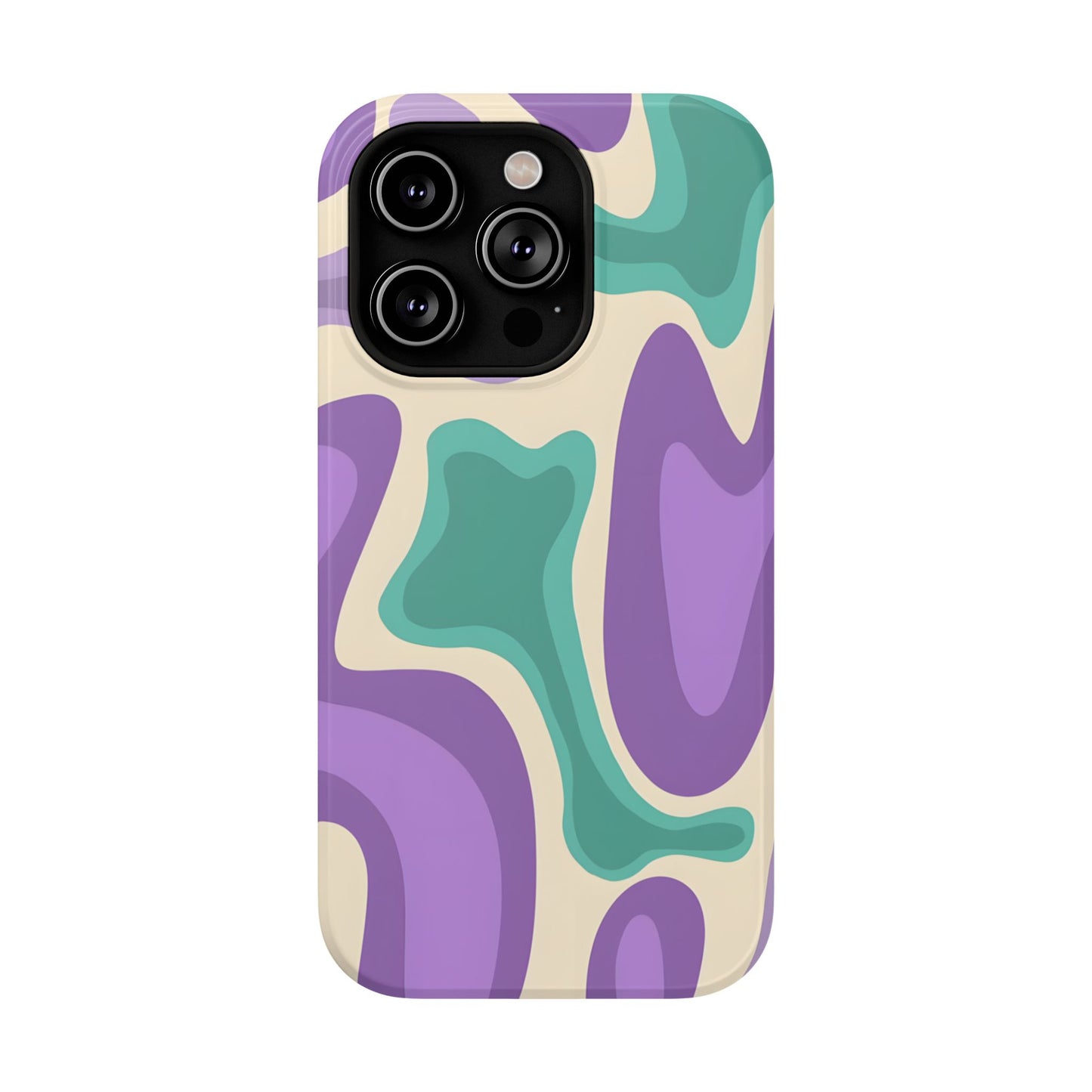 Funky Psychedelic Swirl Phone Case – MagSafe Compatible for iPhone & Samsung Galaxy