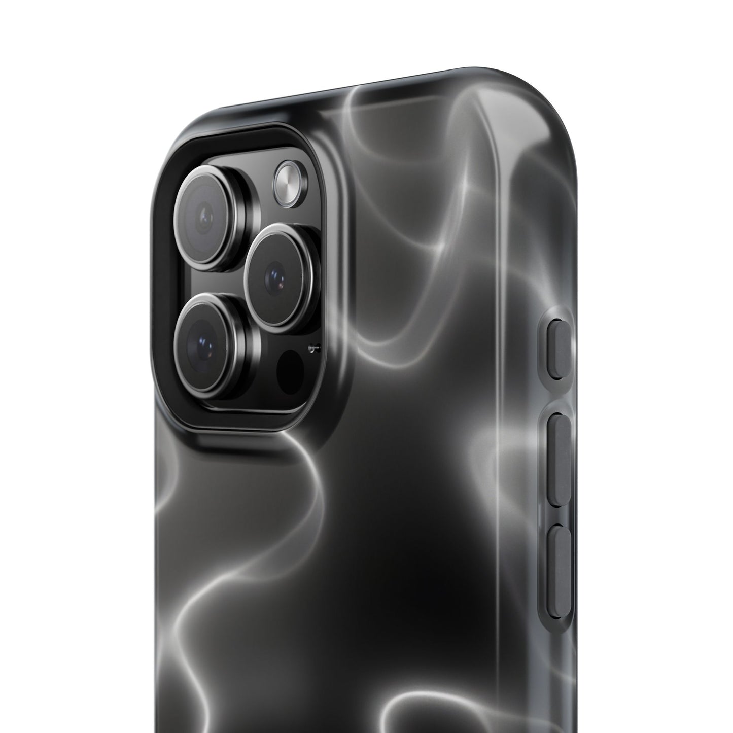 Electric Black Glow Phone Case – MagSafe Compatible for iPhone & Samsung Galaxy