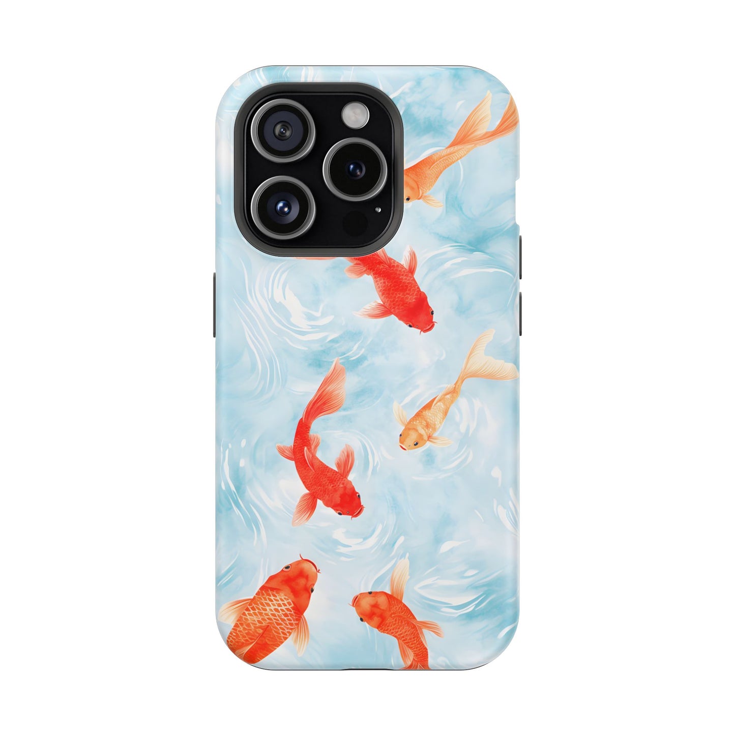 Koi Fish Pond Phone Case – MagSafe Compatible for iPhone & Samsung Galaxy