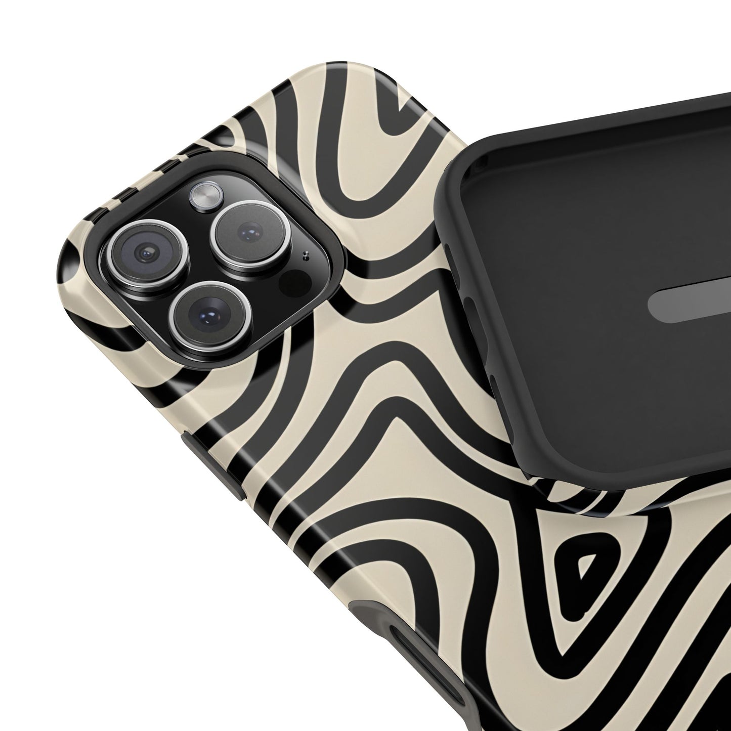 Abstract Maze Line Art Phone Case – MagSafe Compatible for iPhone & Samsung Galaxy