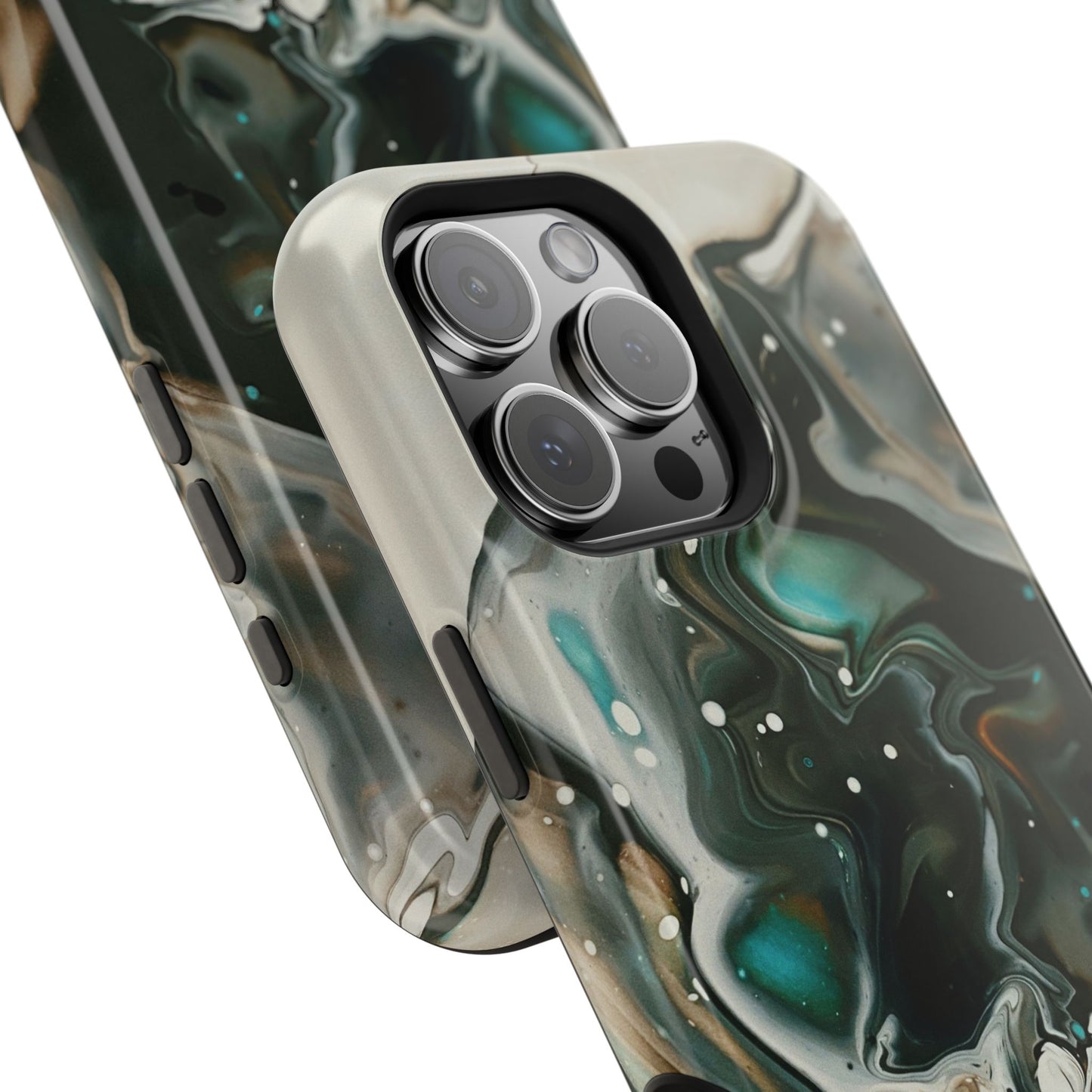 Terra Mist Earthtone Marble Phone Case – MagSafe Compatible for iPhone & Samsung Galaxy