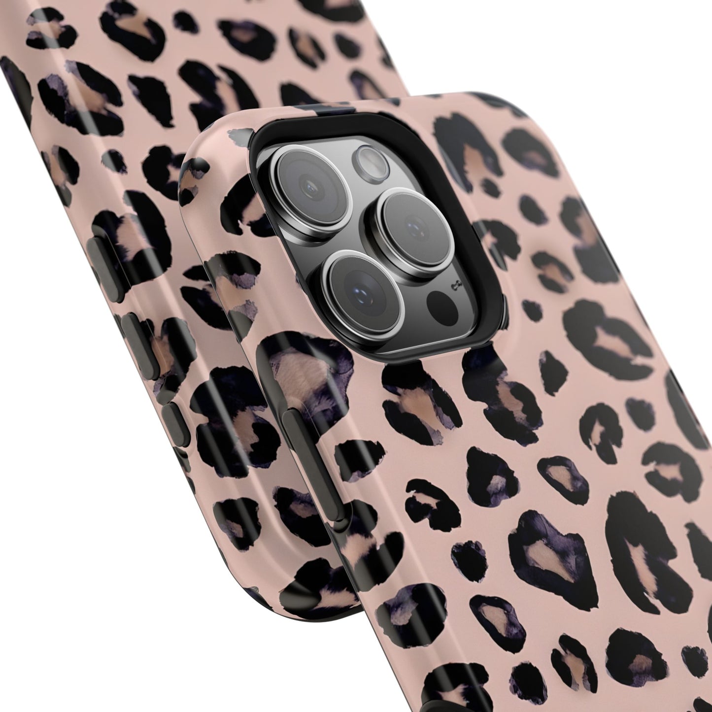 Chic Leopard Print Phone Case – MagSafe Compatible for iPhone & Samsung Galaxy