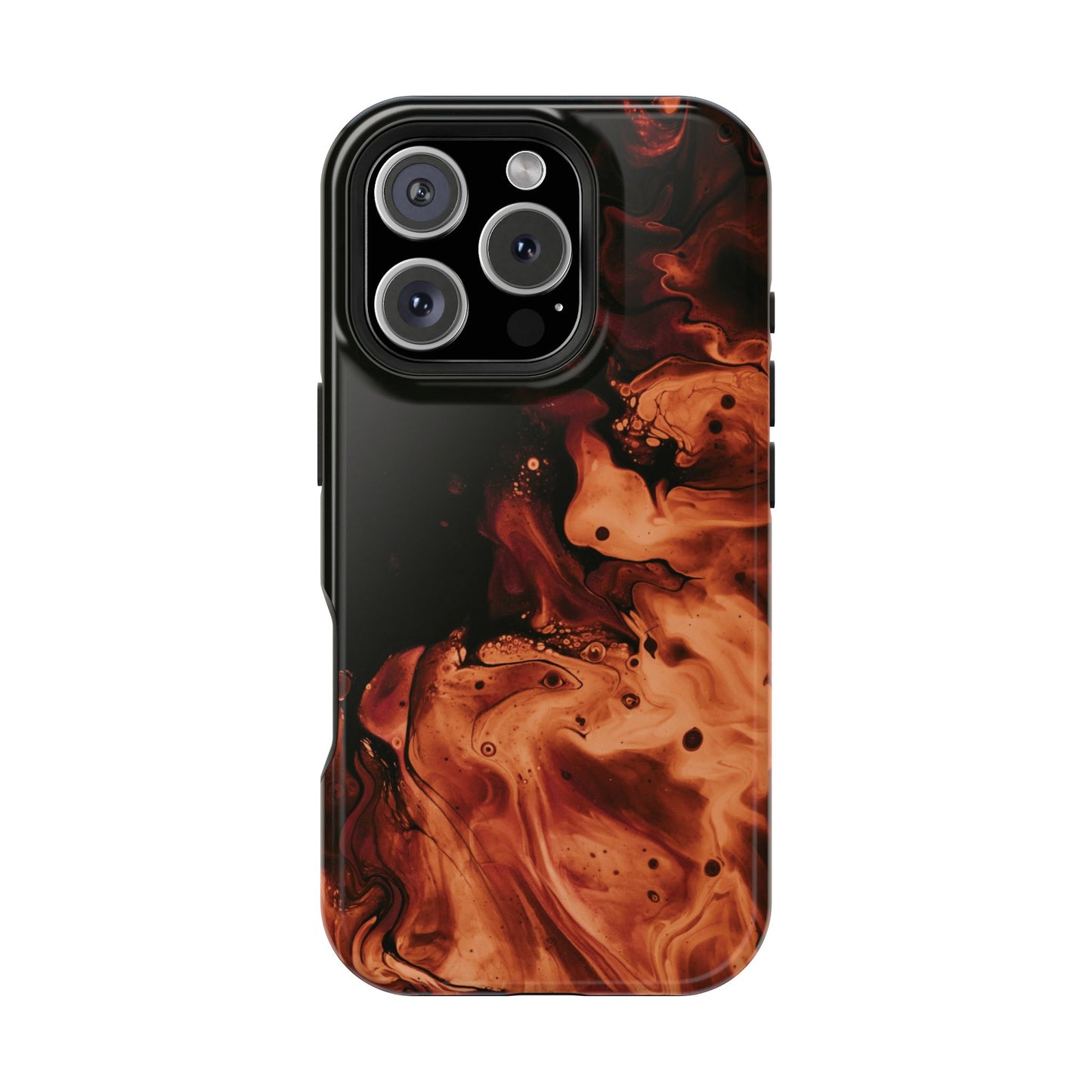 Molten Lava Abstract Art Phone Case – MagSafe Compatible for iPhone & Samsung Galaxy