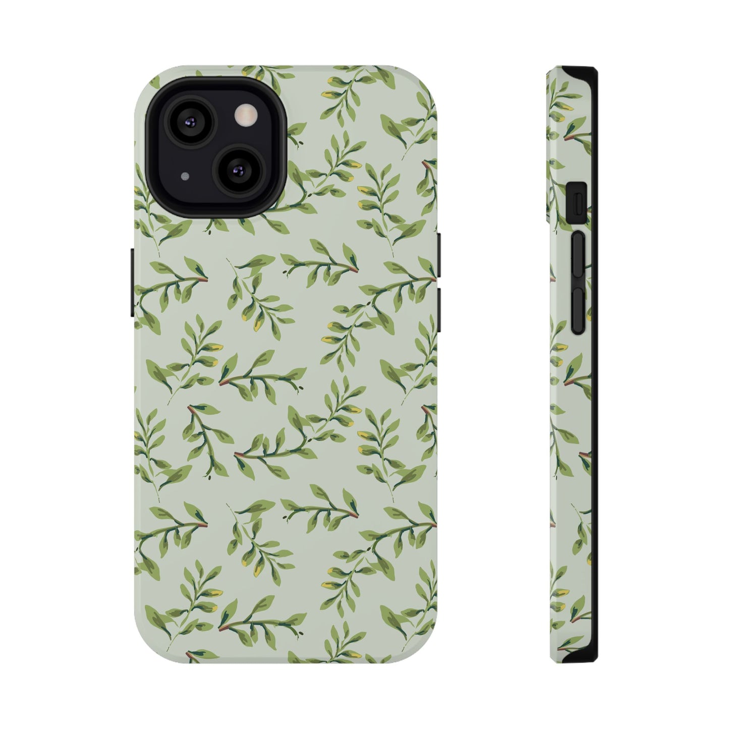 Olive Branch Botanical Phone Case – MagSafe Compatible for iPhone & Samsung Galaxy