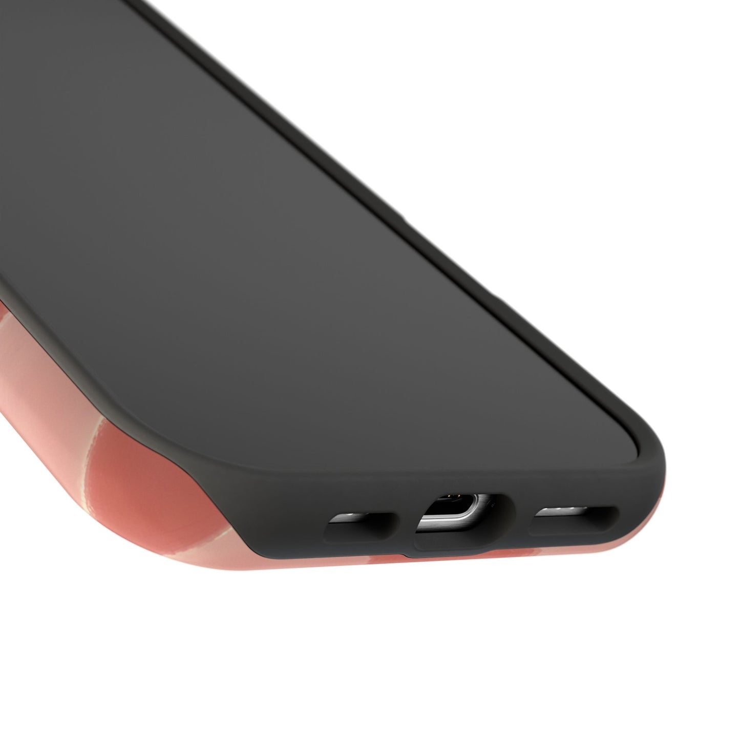 Blush Pink Checkerboard Phone Case – MagSafe Compatible for iPhone & Samsung Galaxy