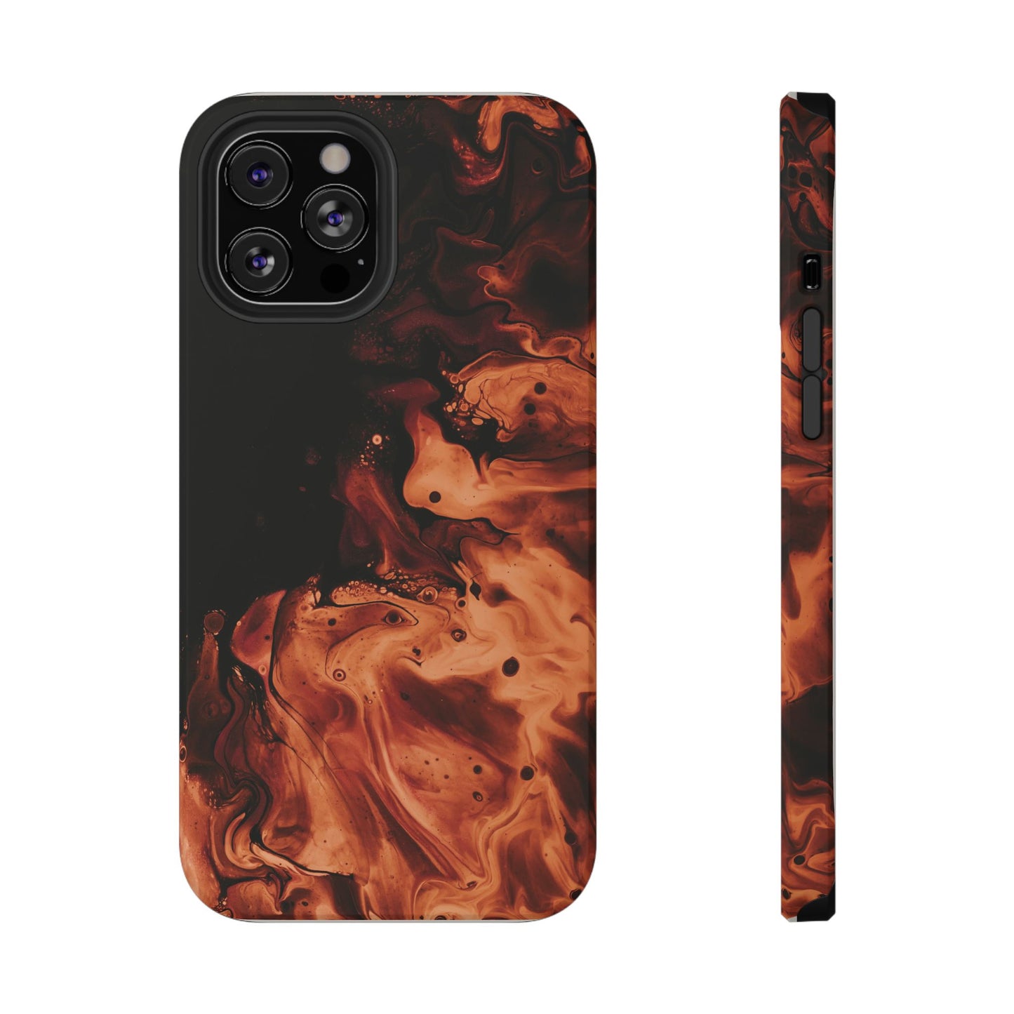 Molten Lava Abstract Art Phone Case – MagSafe Compatible for iPhone & Samsung Galaxy