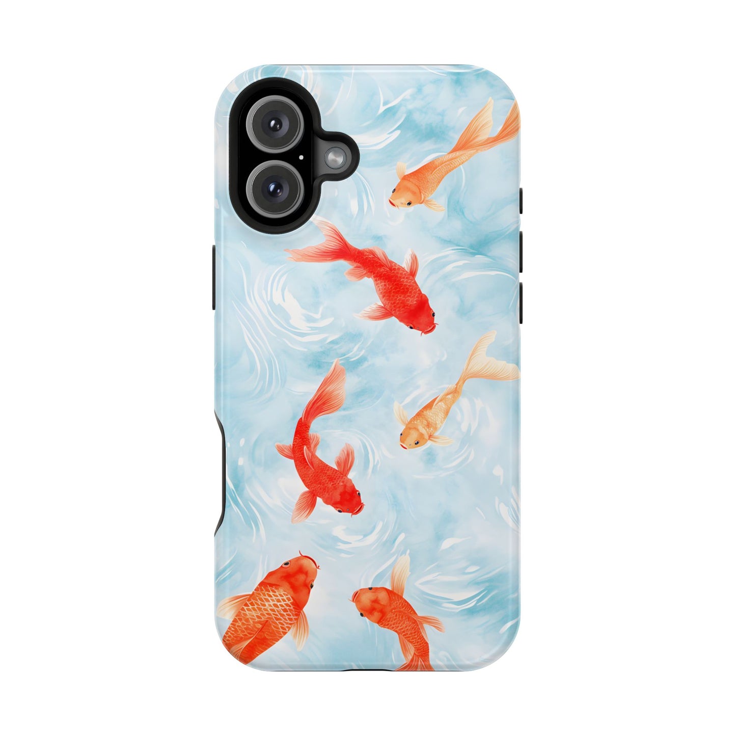 Koi Fish Pond Phone Case – MagSafe Compatible for iPhone & Samsung Galaxy