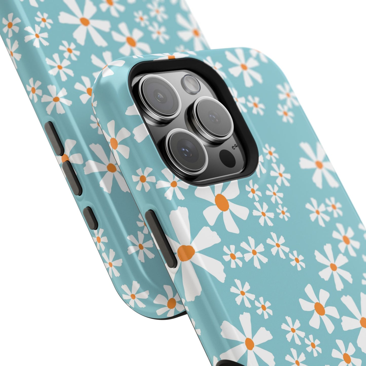 Vintage Daisy Field Phone Case – MagSafe Compatible for iPhone & Samsung Galaxy