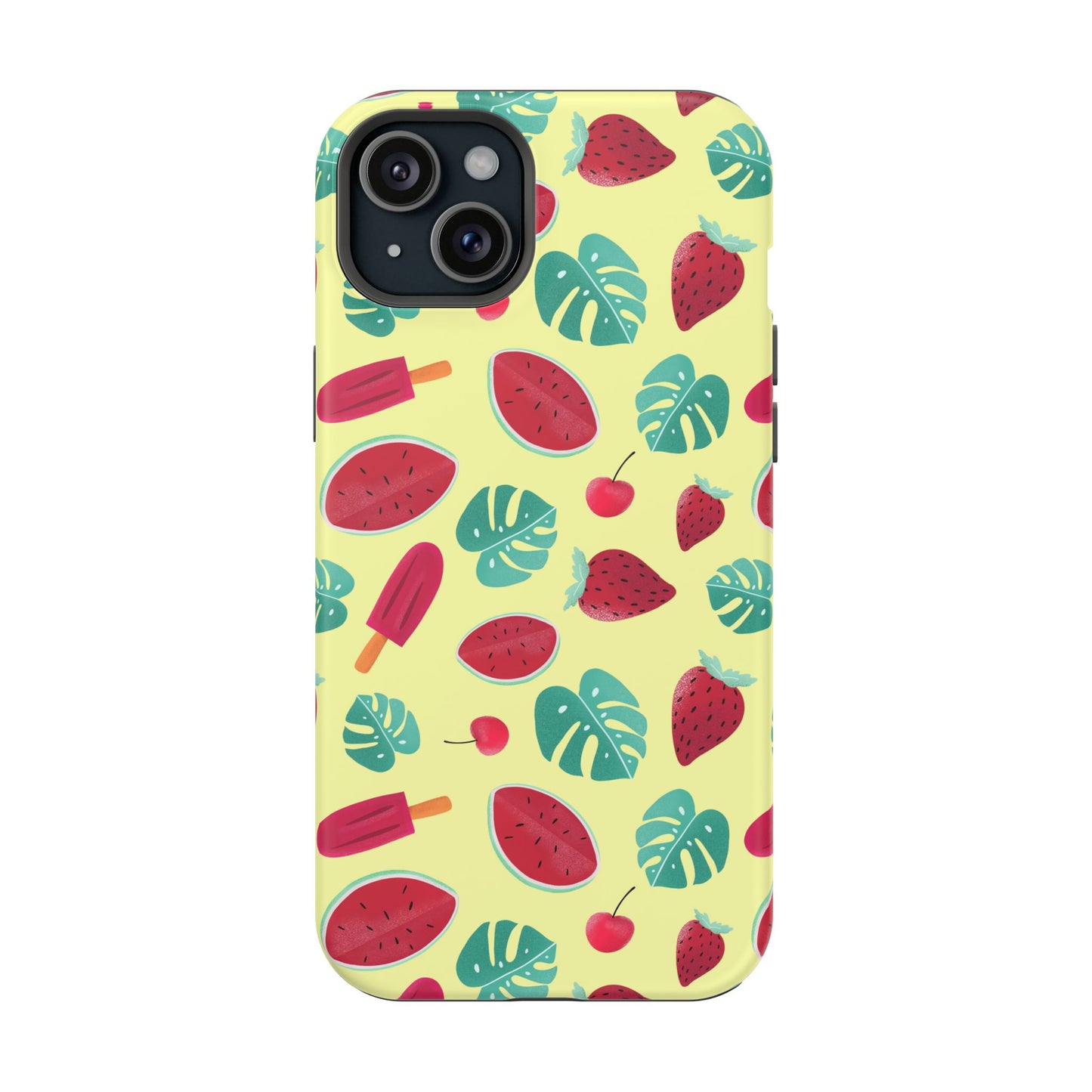 Tropical Summer Fruits Phone Case – MagSafe Compatible for iPhone & Samsung Galaxy