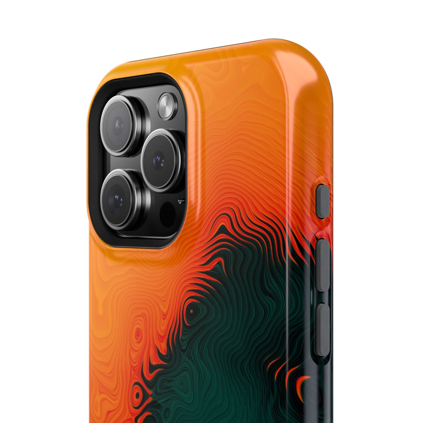 Topographic Heatwave Phone Case – MagSafe Compatible for iPhone & Samsung Galaxy