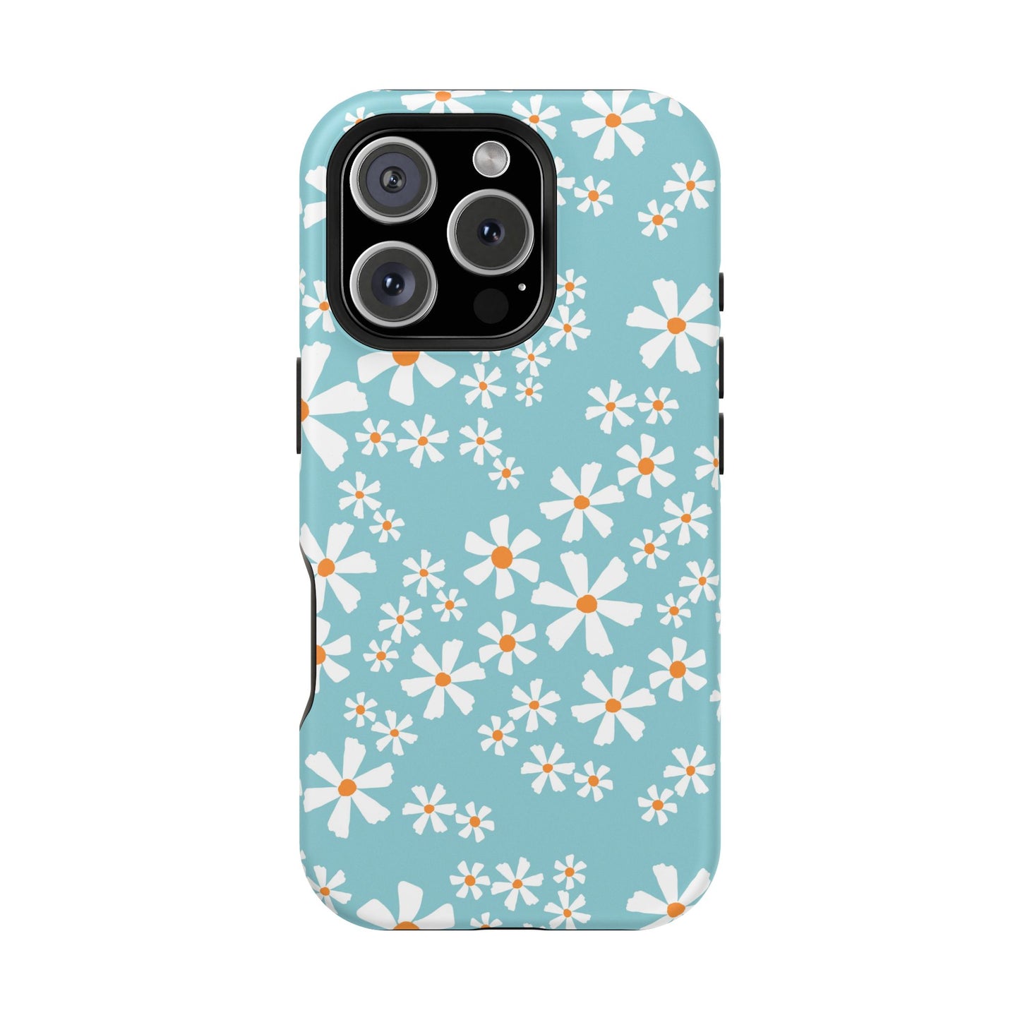 Vintage Daisy Field Phone Case – MagSafe Compatible for iPhone & Samsung Galaxy