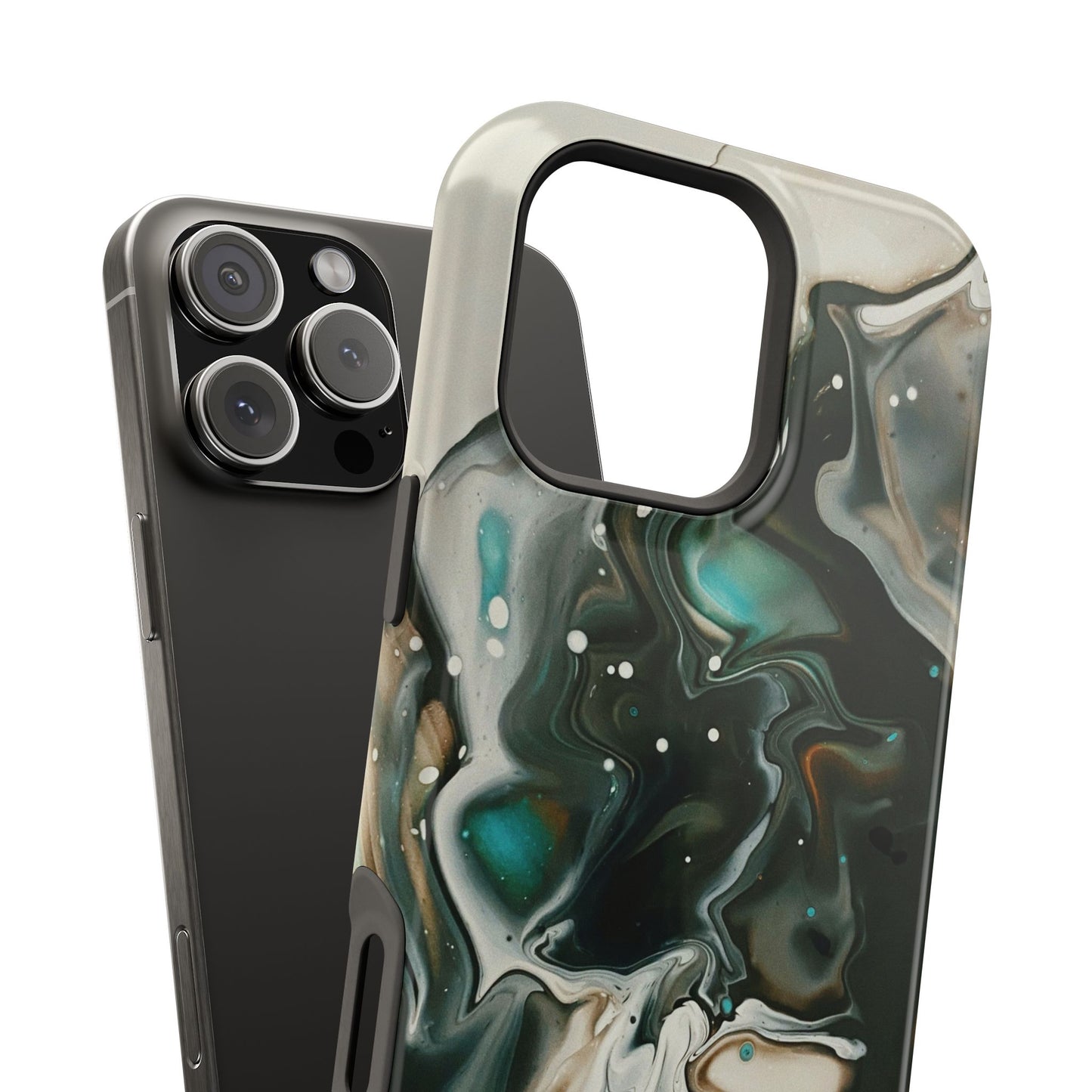 Terra Mist Earthtone Marble Phone Case – MagSafe Compatible for iPhone & Samsung Galaxy