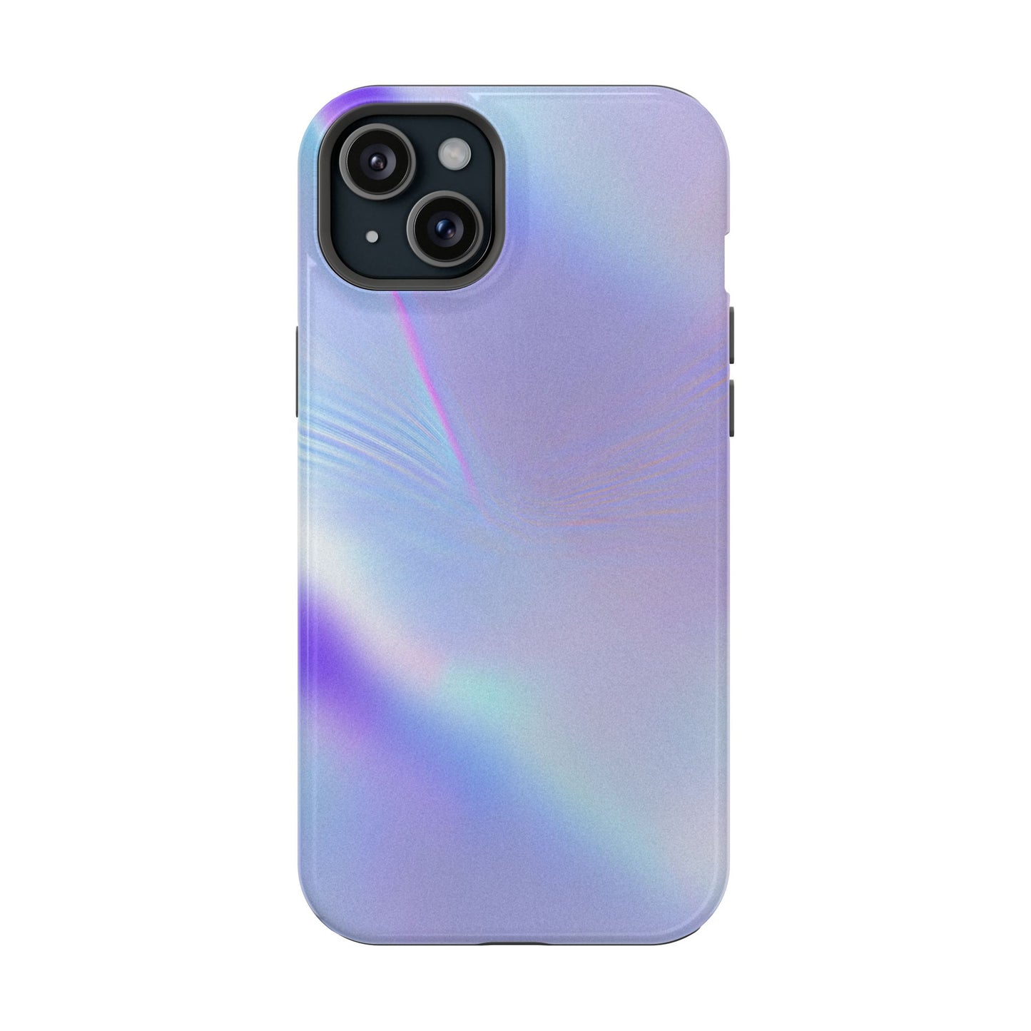 Iridescent Lavender Lightbeam Phone Case – MagSafe Compatible for iPhone & Samsung Galaxy