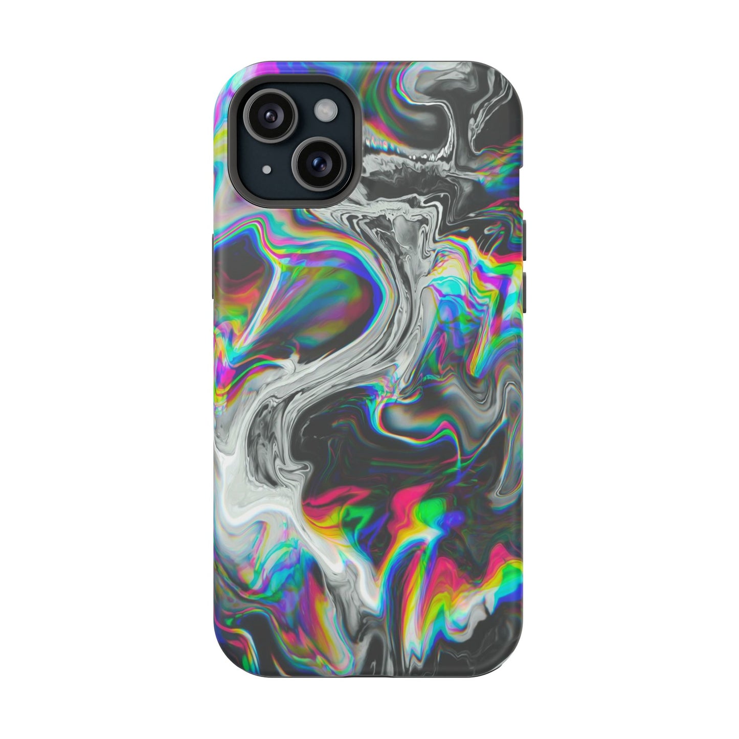 Holographic Swirl Phone Case – MagSafe Compatible for iPhone & Samsung Galaxy
