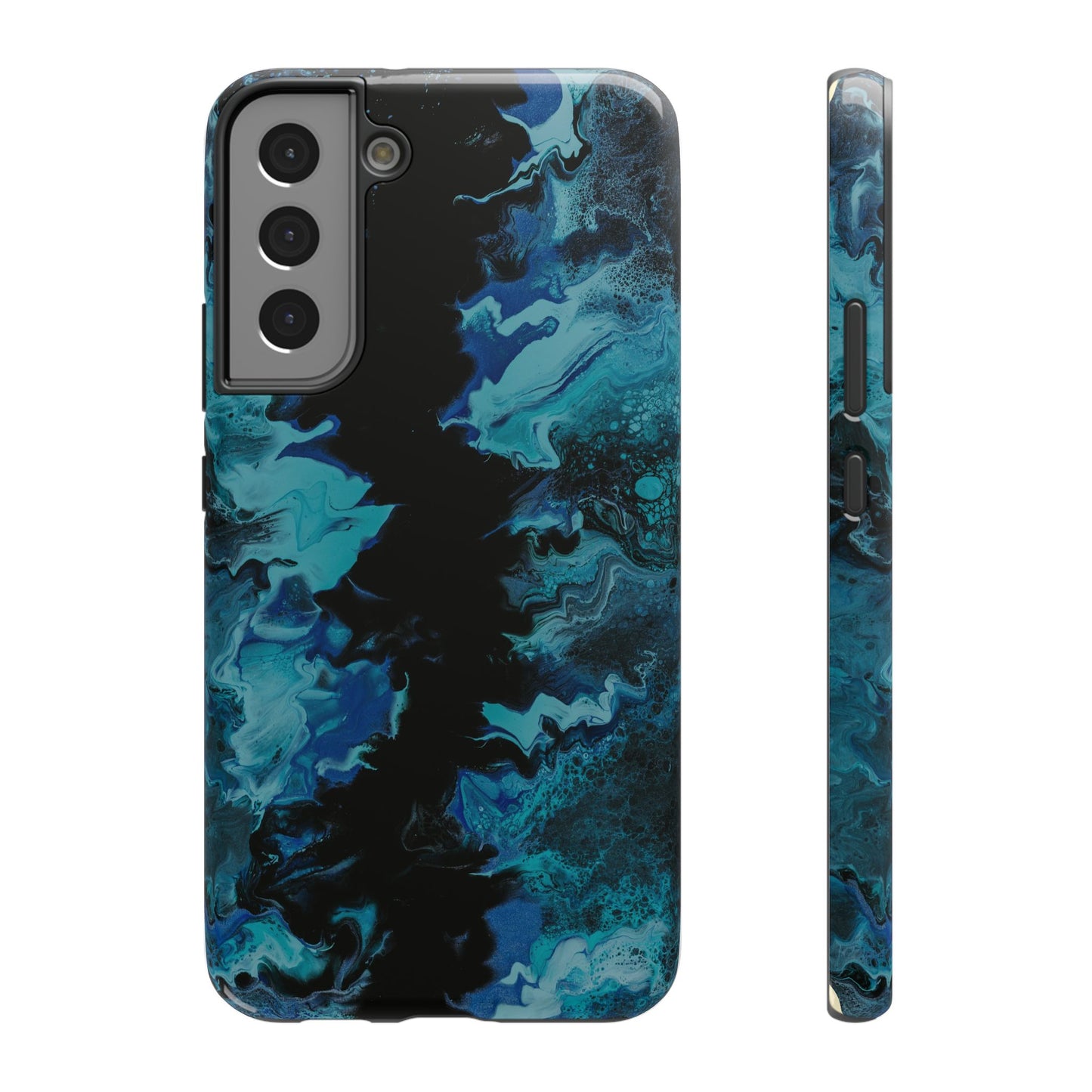 Deep Ocean Swirl Phone Case – MagSafe Compatible for iPhone & Samsung Galaxy