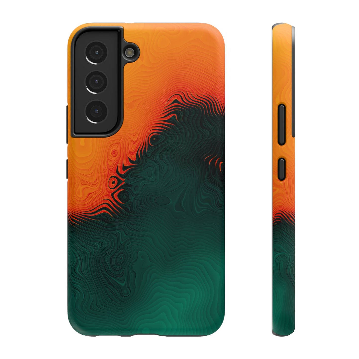 Topographic Heatwave Phone Case – MagSafe Compatible for iPhone & Samsung Galaxy