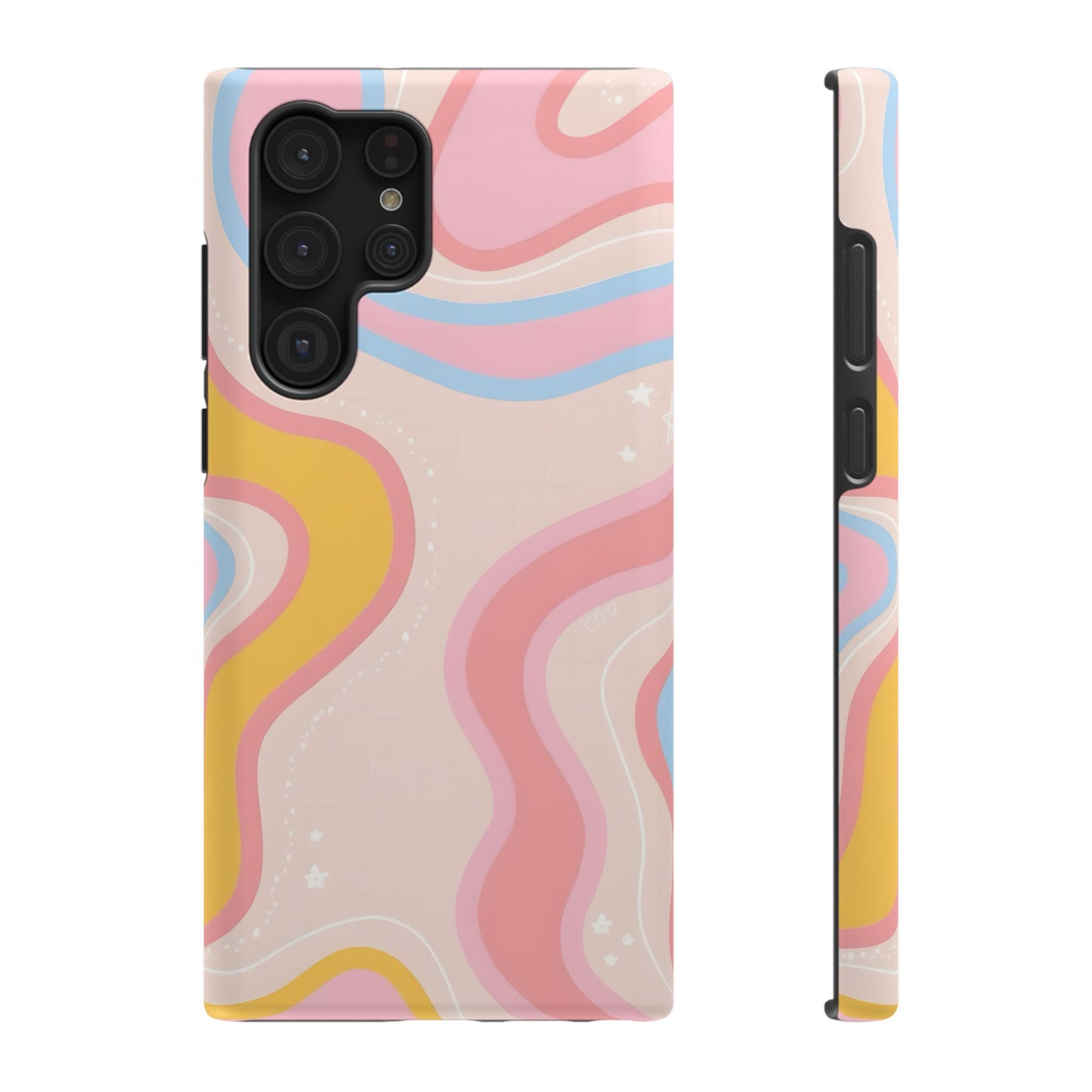Pastel Dreamy Waves Phone Case – MagSafe Compatible for iPhone & Samsung Galaxy
