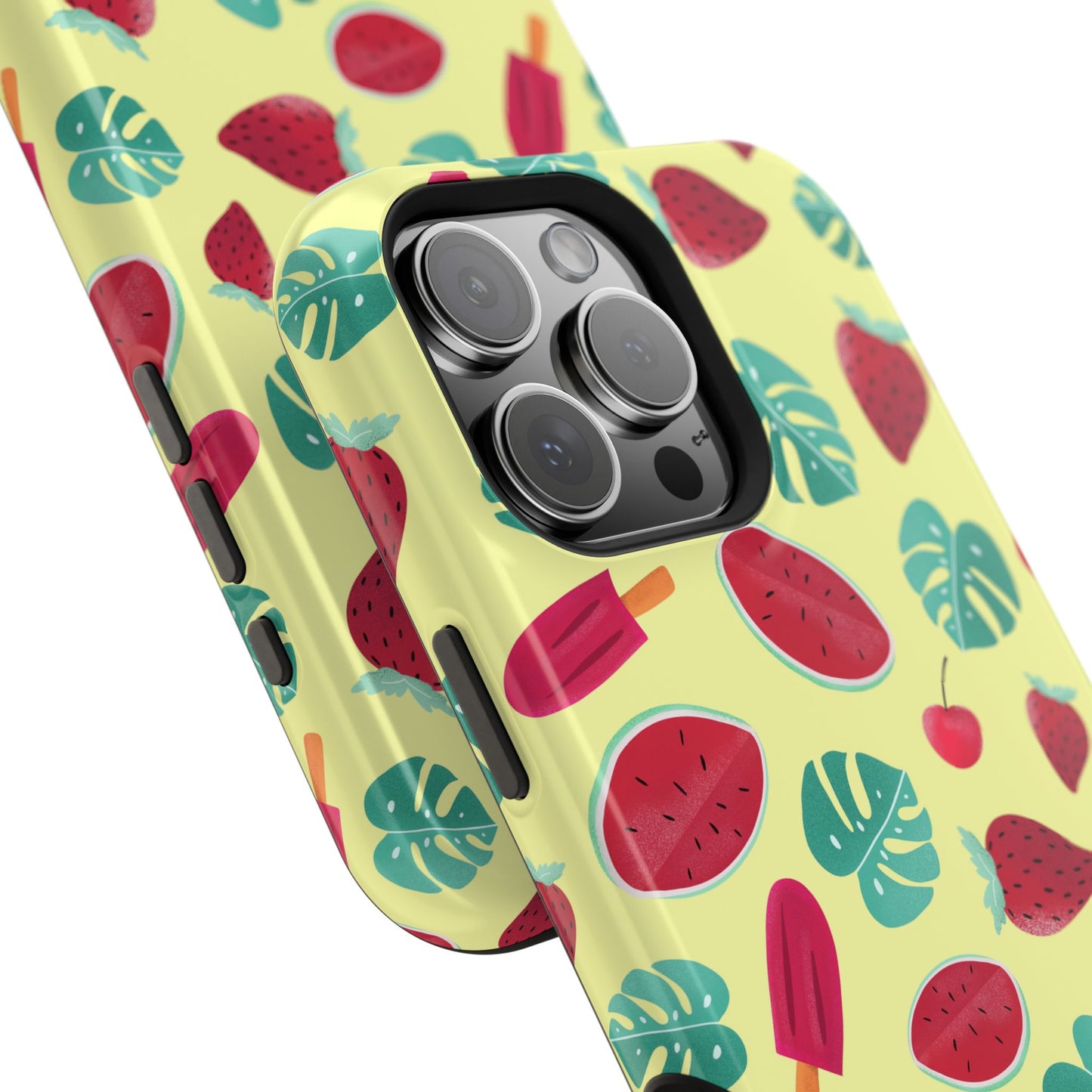 Tropical Summer Fruits Phone Case – MagSafe Compatible for iPhone & Samsung Galaxy