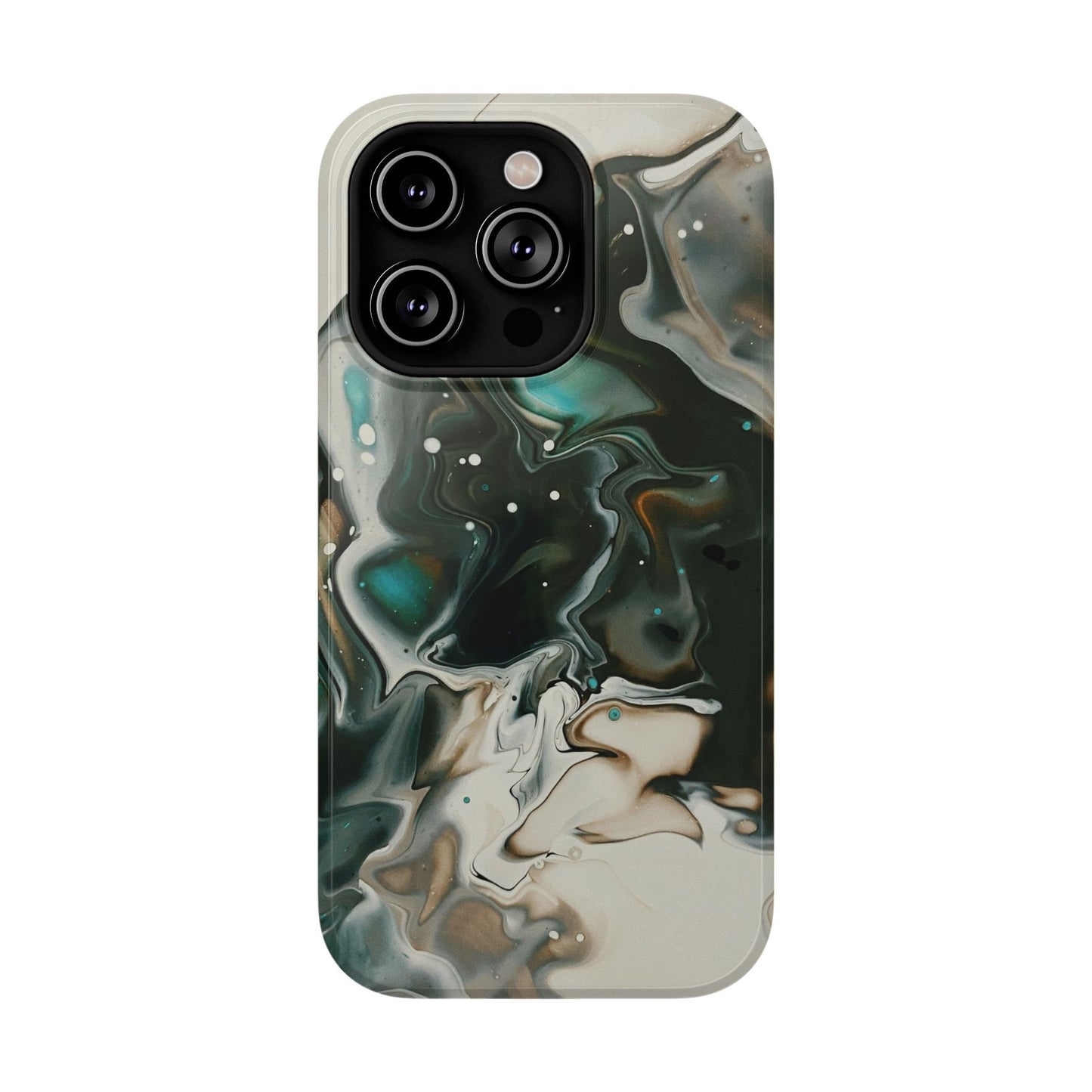 Terra Mist Earthtone Marble Phone Case – MagSafe Compatible for iPhone & Samsung Galaxy