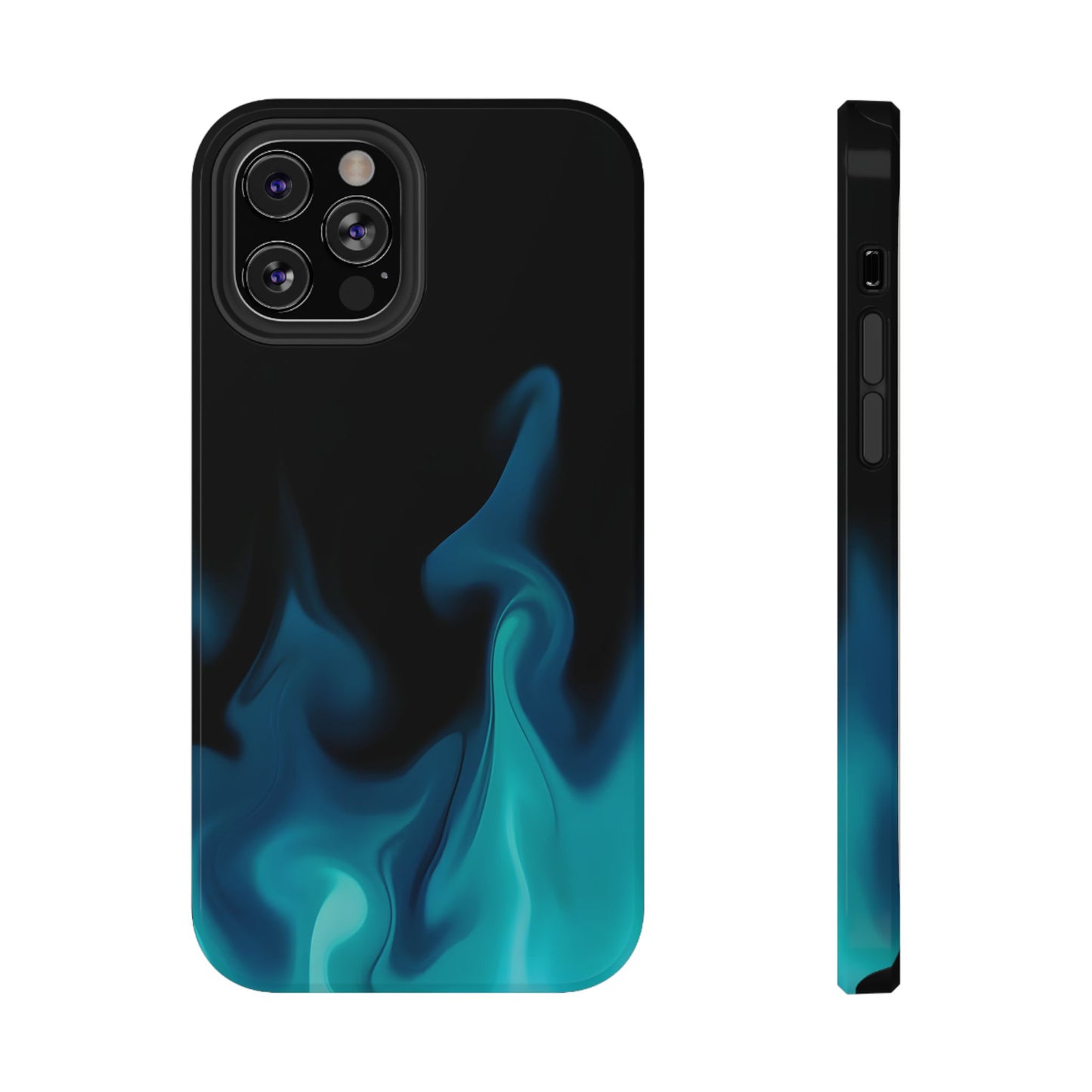 Blue Flame Energy Phone Case – MagSafe Compatible for iPhone & Samsung Galaxy