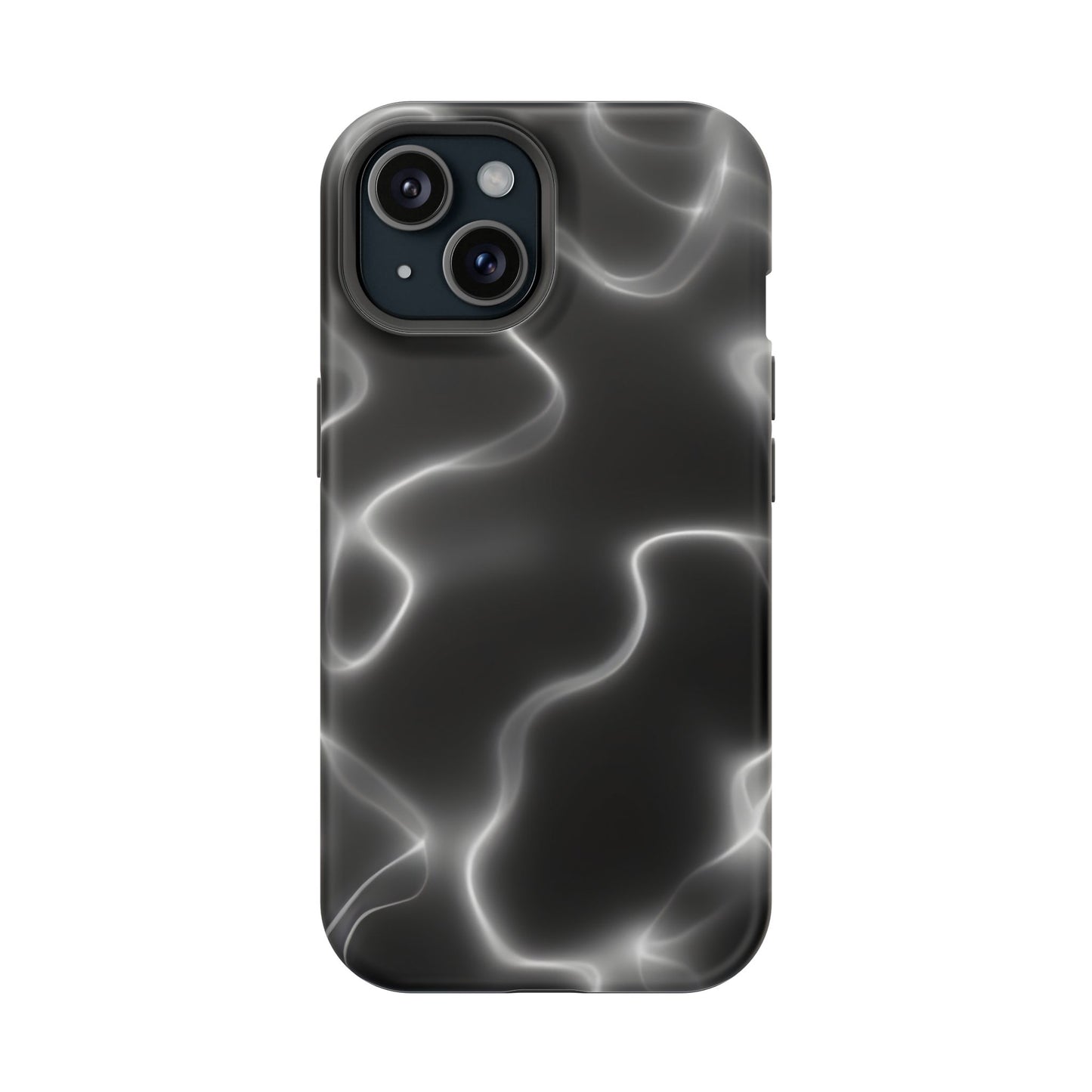 Electric Black Glow Phone Case – MagSafe Compatible for iPhone & Samsung Galaxy