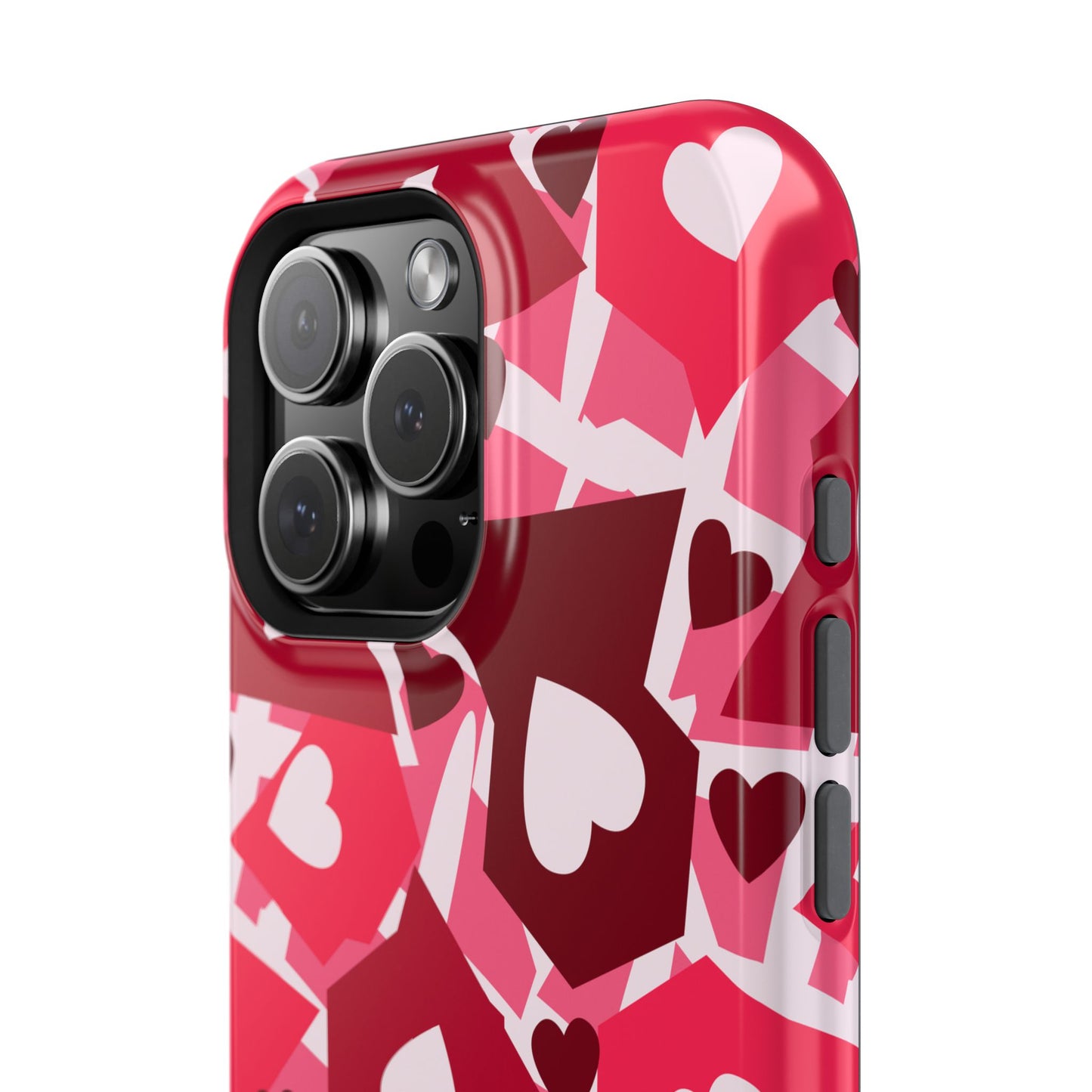 Pink Social Love Icons Phone Case – MagSafe Compatible for iPhone & Samsung Galaxy