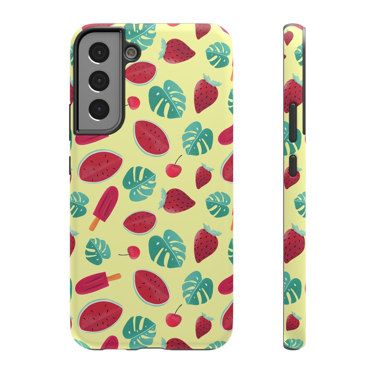 Tropical Summer Fruits Phone Case – MagSafe Compatible for iPhone & Samsung Galaxy