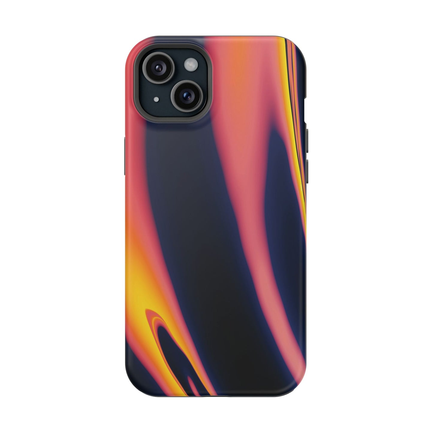Neon Sunset Flame Phone Case – MagSafe Compatible for iPhone & Samsung Galaxy
