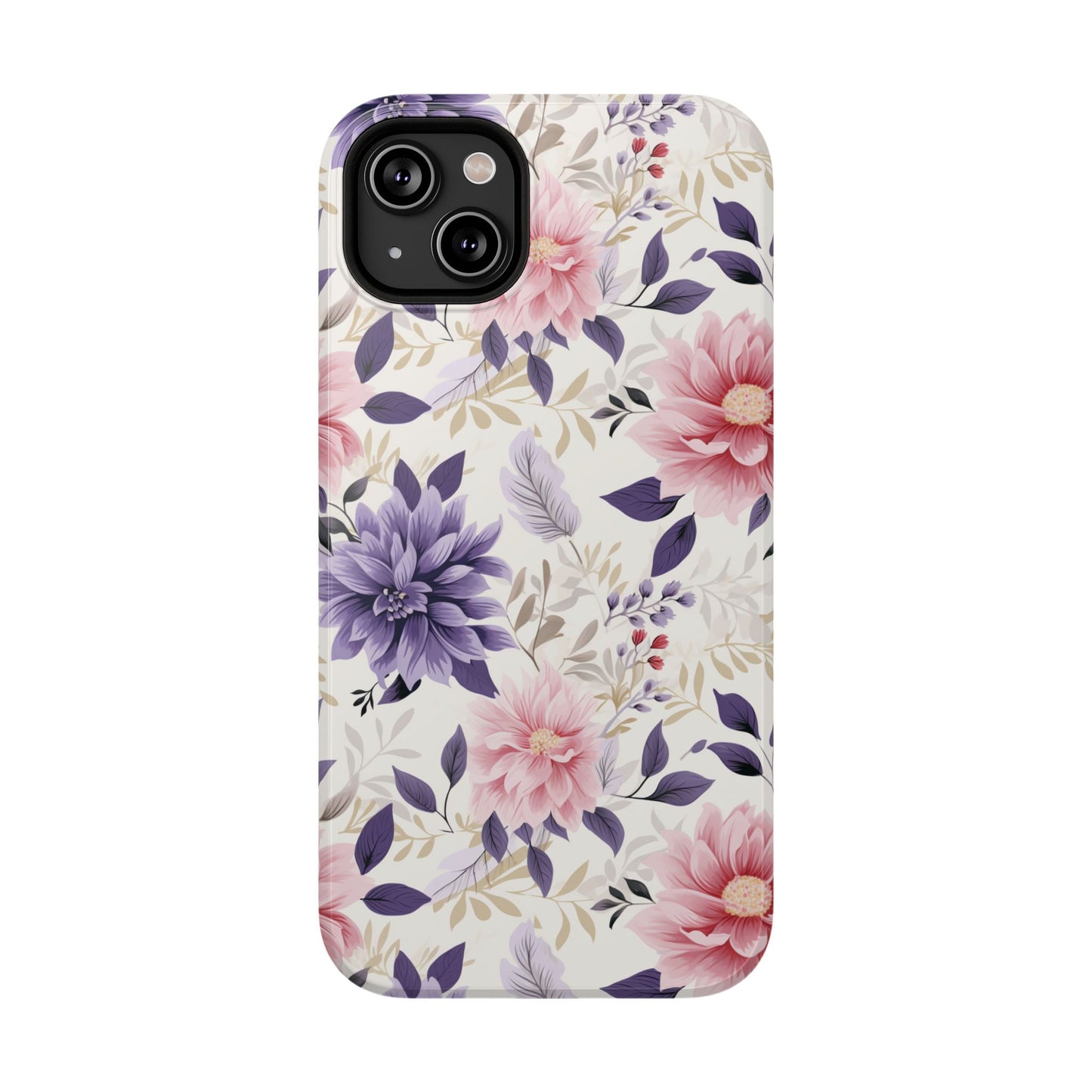 Elegant Vintage Floral Phone Case – MagSafe Compatible for iPhone & Samsung Galaxy