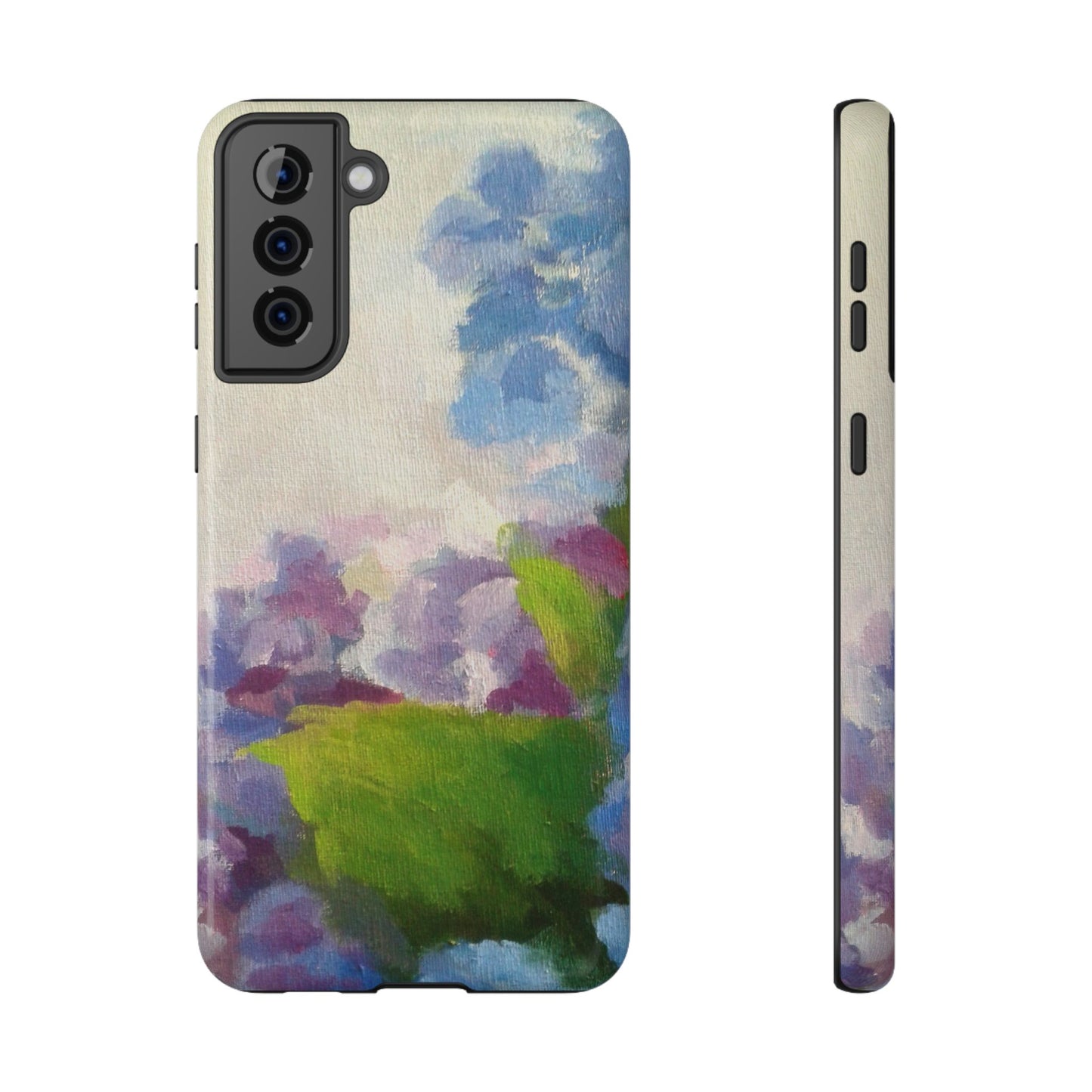 Hydrangea Dream Phone Case – Artistic Floral Design, MagSafe Compatible for iPhone & Samsung Galaxy