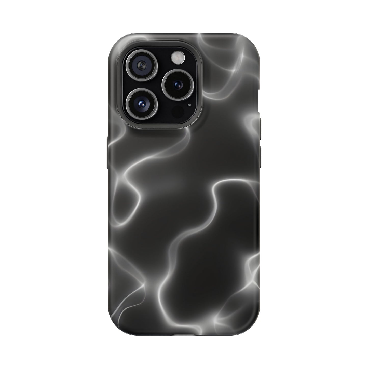 Electric Black Glow Phone Case – MagSafe Compatible for iPhone & Samsung Galaxy