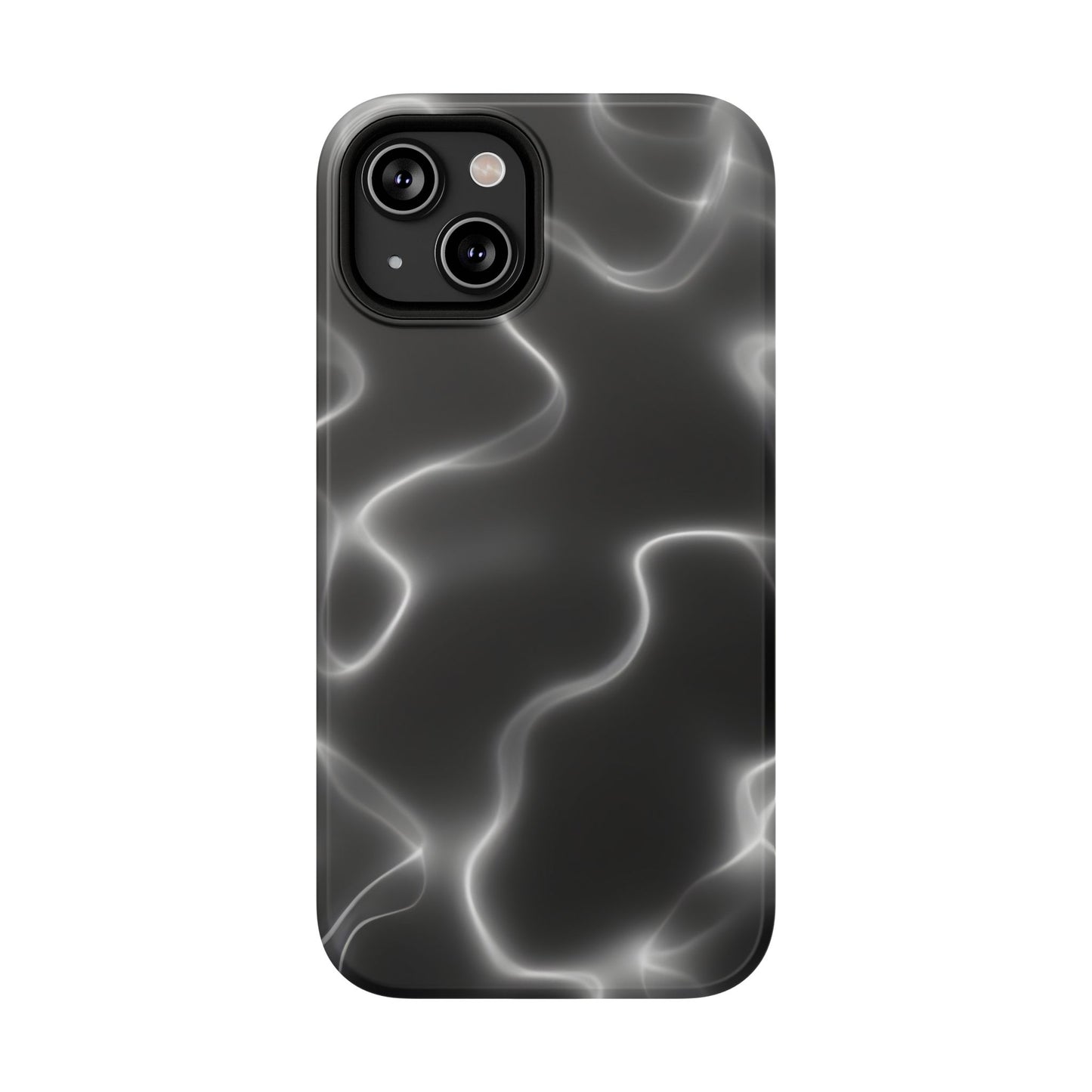 Electric Black Glow Phone Case – MagSafe Compatible for iPhone & Samsung Galaxy