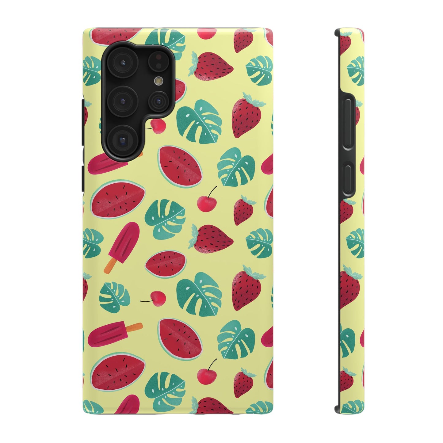 Tropical Summer Fruits Phone Case – MagSafe Compatible for iPhone & Samsung Galaxy