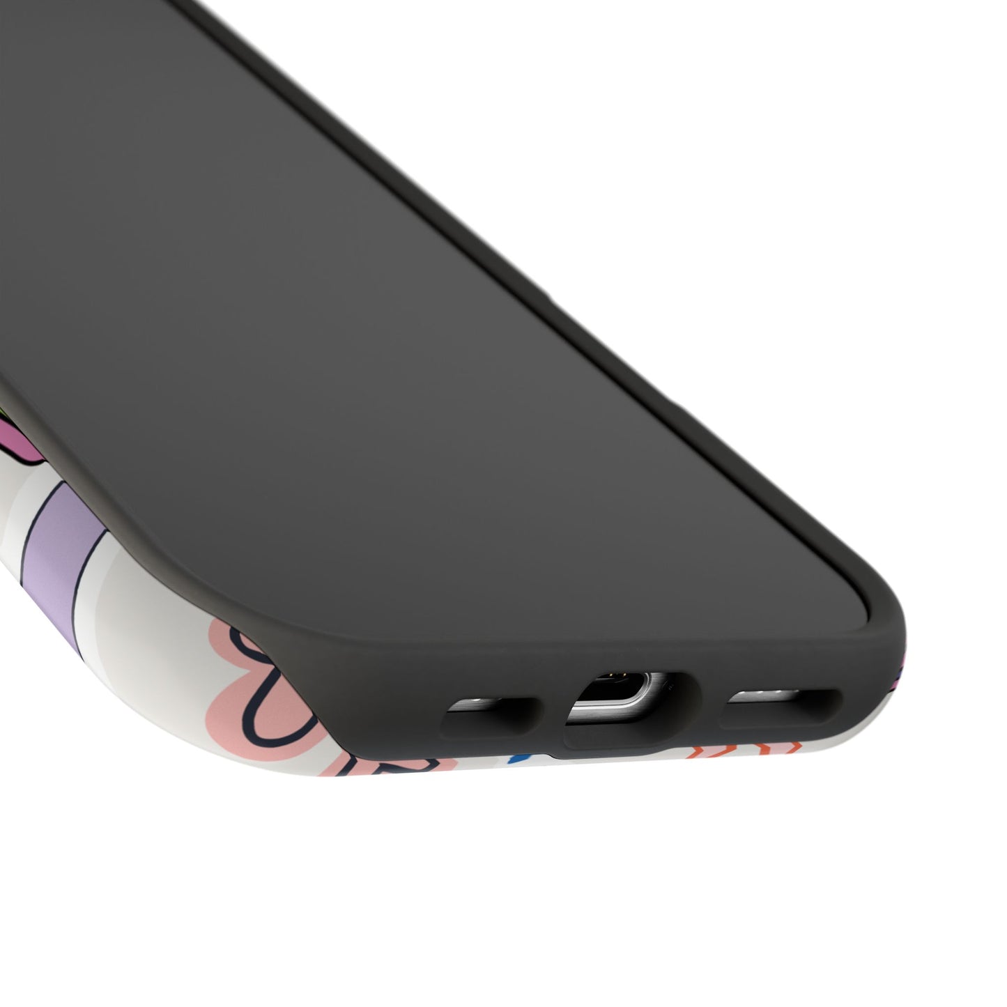 Motivational Doodle Collage Phone Case – MagSafe Compatible for iPhone & Samsung Galaxy