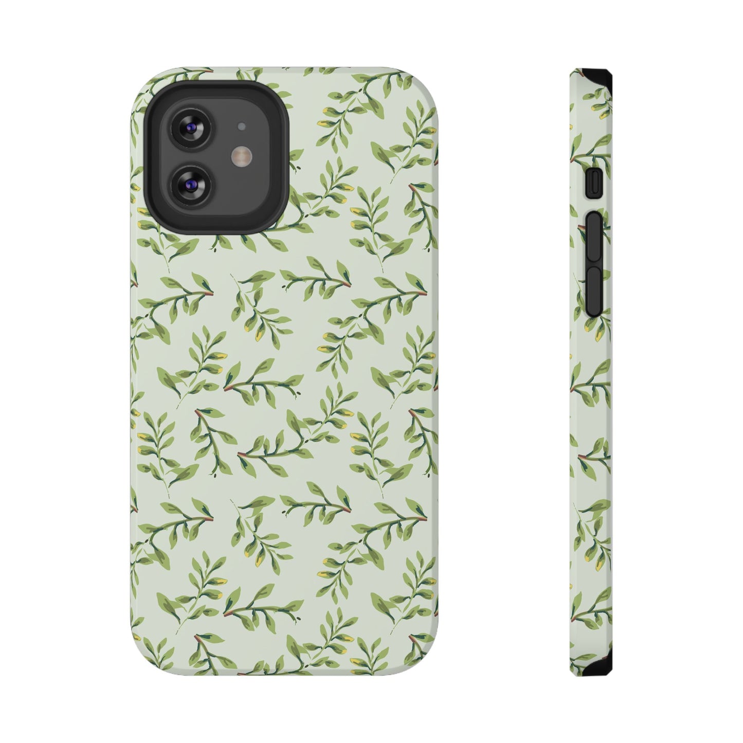 Olive Branch Botanical Phone Case – MagSafe Compatible for iPhone & Samsung Galaxy